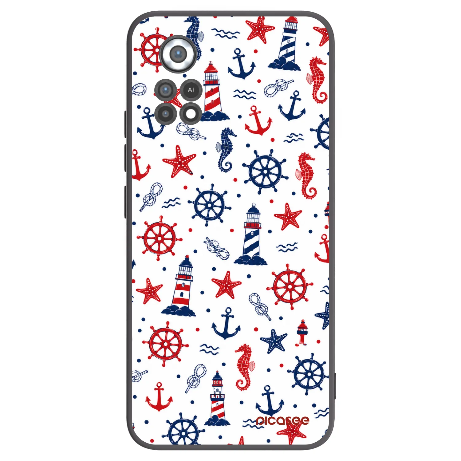 Picasee Xiaomi Poco X4 Pro 5G Hülle - Schwarzes Silikon - Sailor Vibes