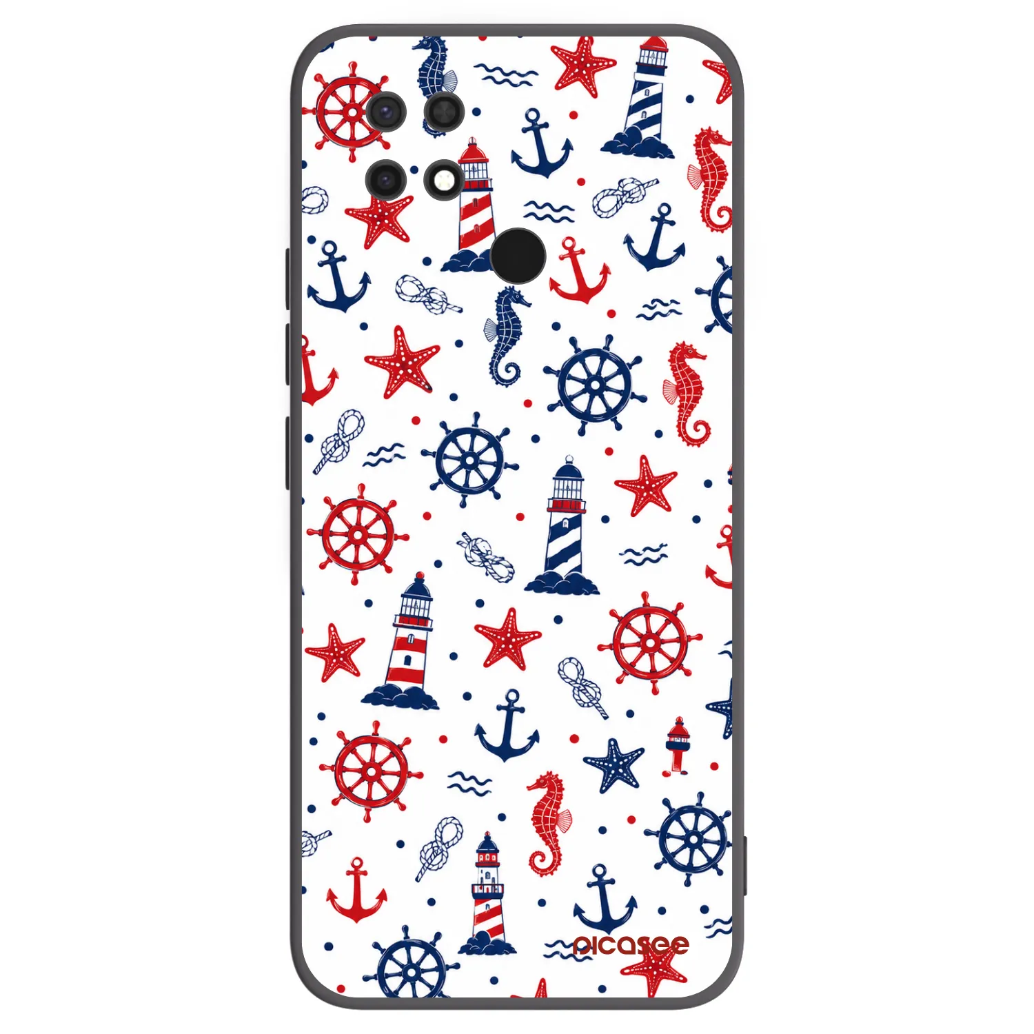 Picasee Xiaomi Redmi 10C Hülle - Schwarzes Silikon - Sailor Vibes