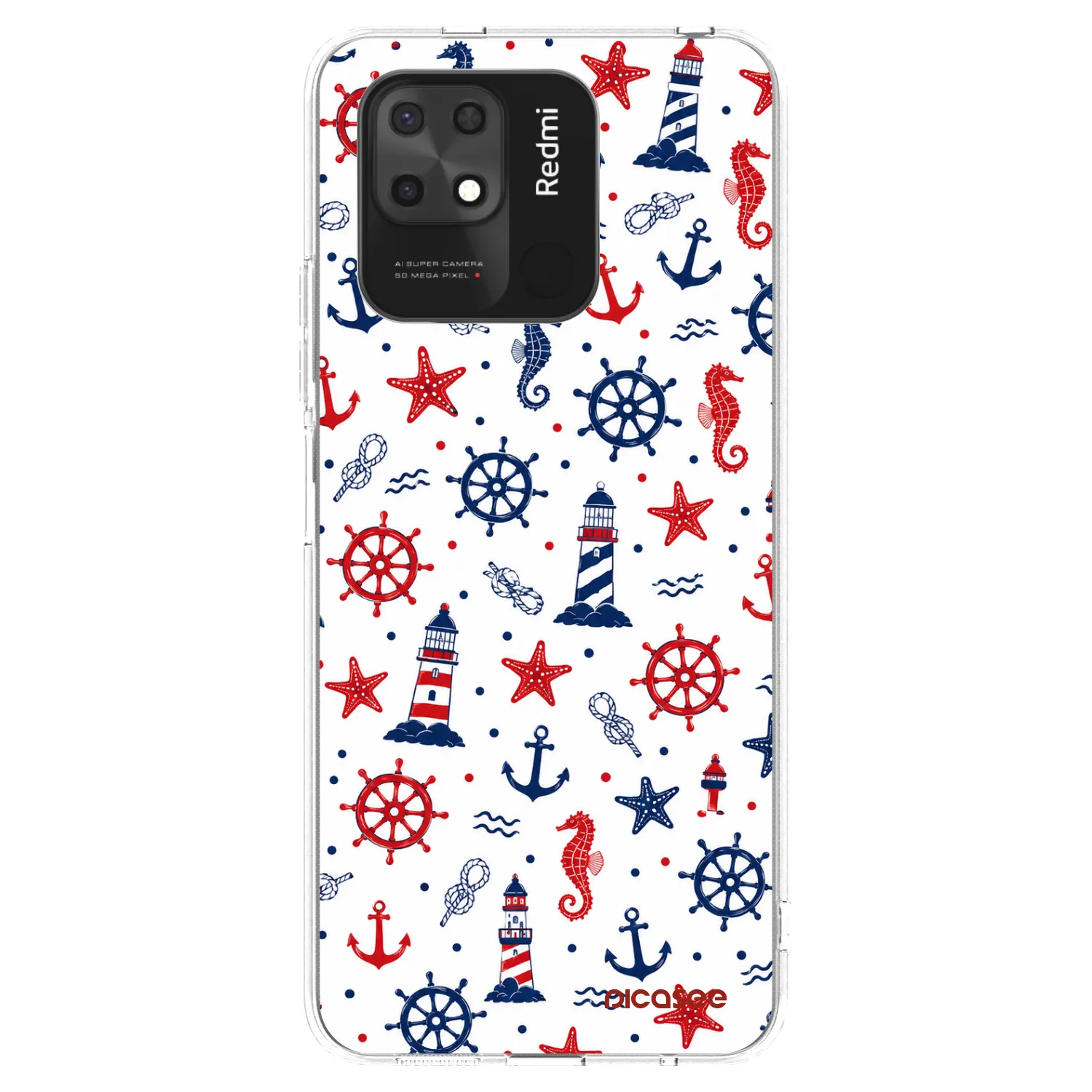 Picasee Xiaomi Redmi 10C Hülle - Transparentes Silikon - Sailor Vibes