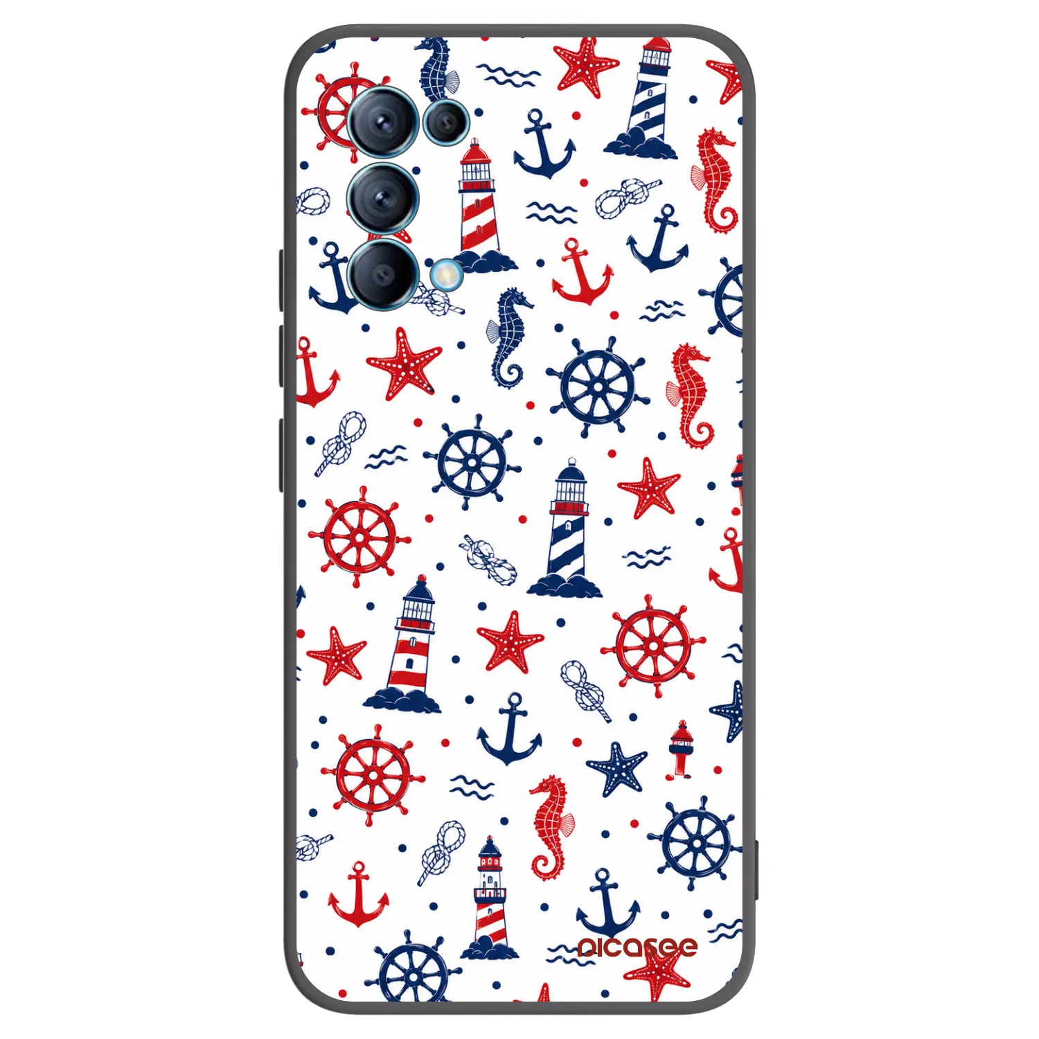 Picasee OPPO Reno 5 5G Hülle - Schwarzes Silikon - Sailor Vibes