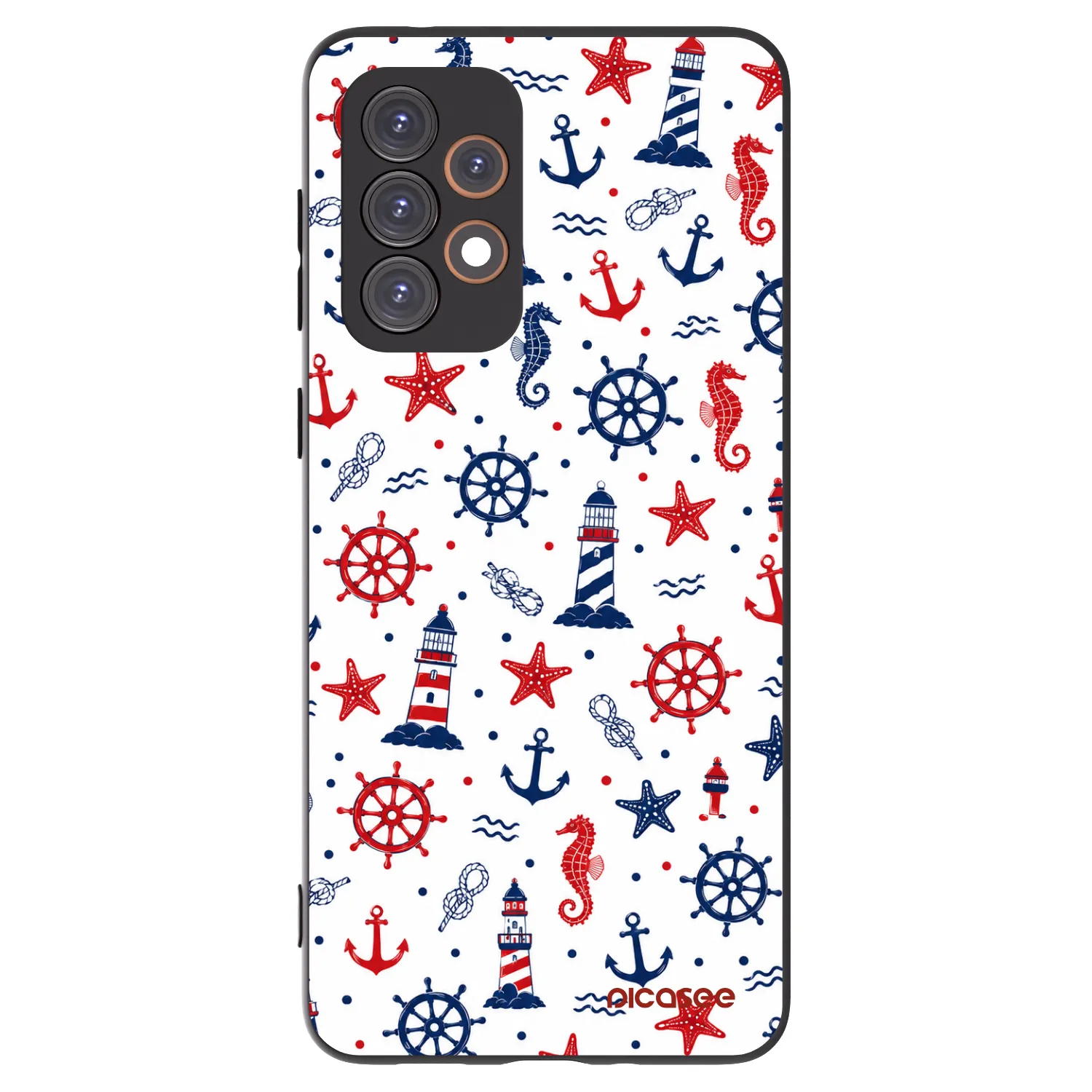 Picasee Samsung Galaxy A33 5G A336 Hülle - Schwarzes Silikon - Sailor Vibes