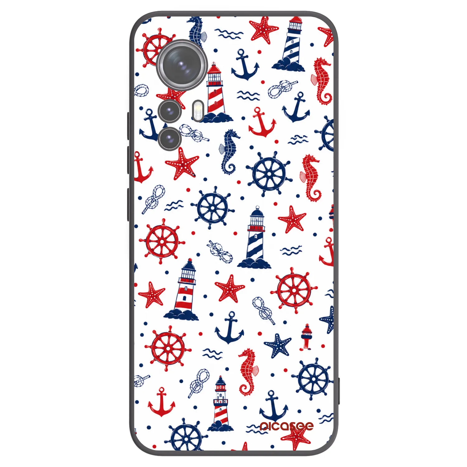 Picasee Xiaomi 12X Hülle - Schwarzes Silikon - Sailor Vibes