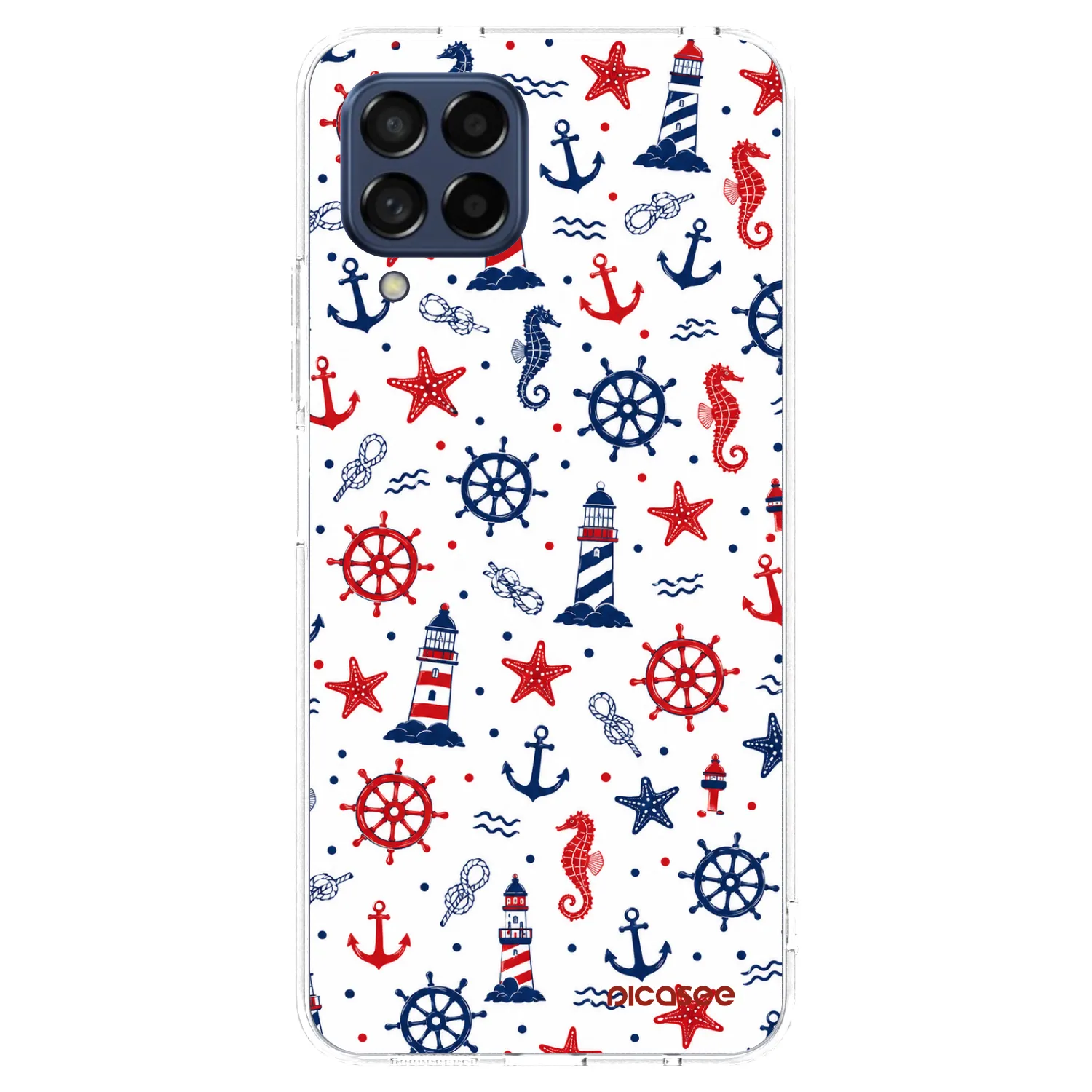 Picasee Samsung Galaxy M53 5G Hülle - Transparentes Silikon - Sailor Vibes