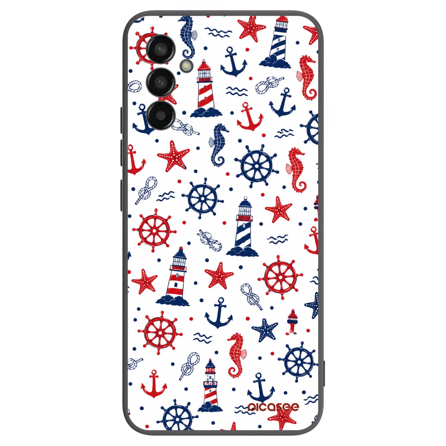 Picasee Samsung Galaxy M13 M135F Hülle - Schwarzes Silikon - Sailor Vibes