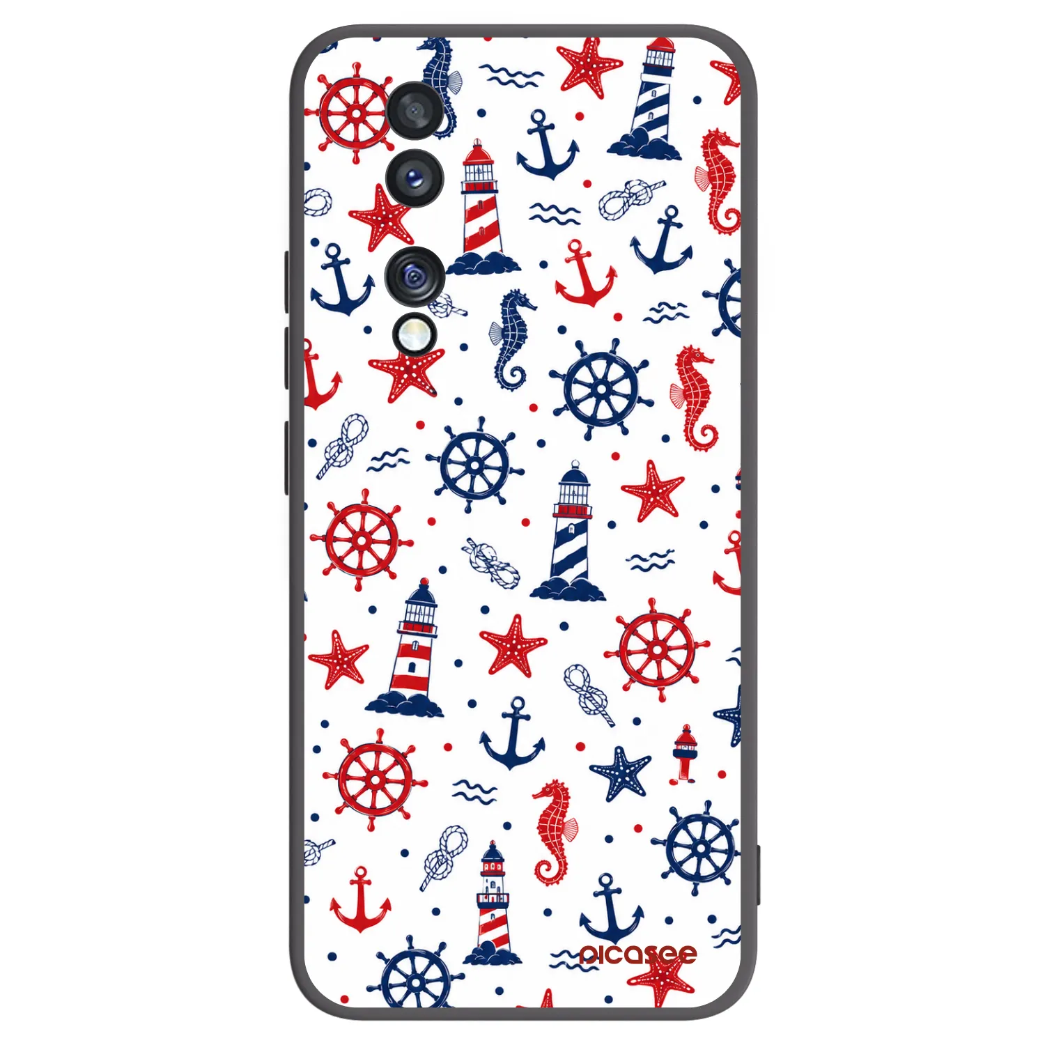 Picasee Honor 70 Hülle - Schwarzes Silikon - Sailor Vibes