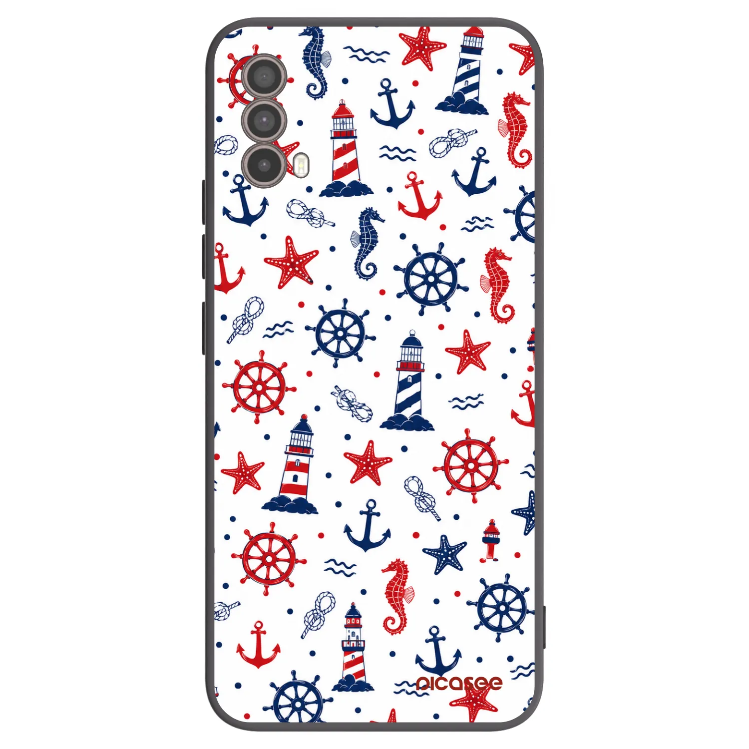 Picasee Motorola Moto E40 Hülle - Schwarzes Silikon - Sailor Vibes