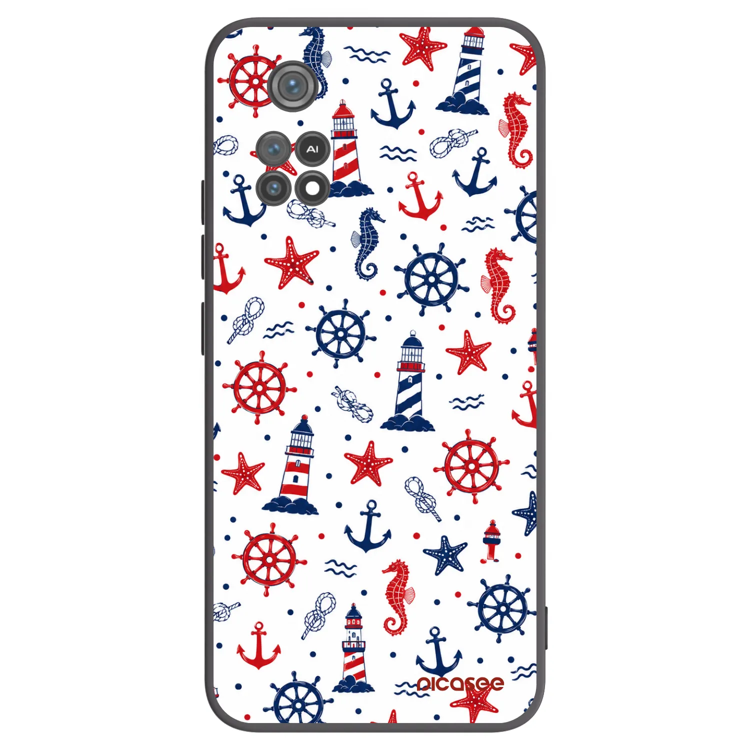 Picasee Xiaomi Poco M4 Pro Hülle - Schwarzes Silikon - Sailor Vibes
