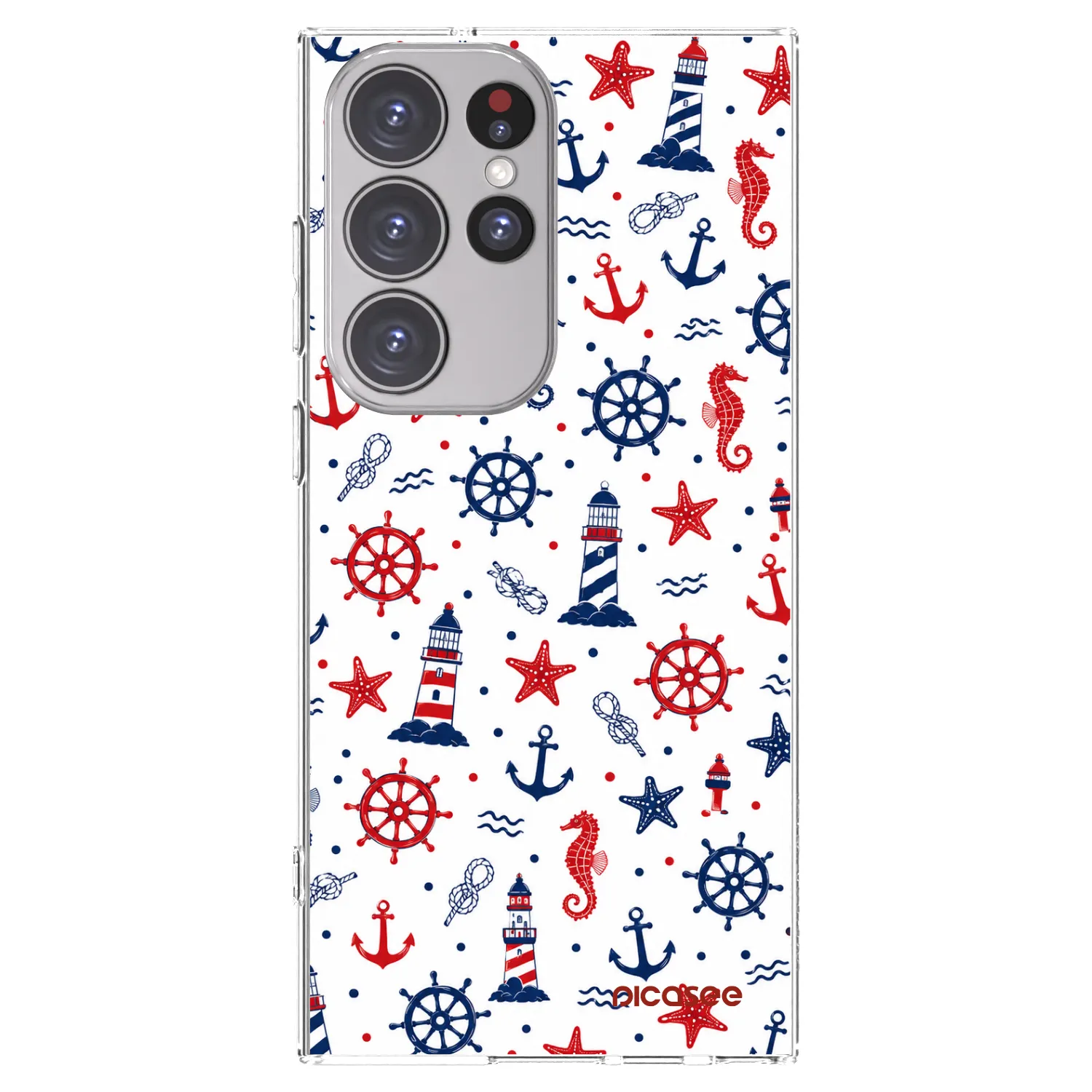 Picasee Samsung Galaxy S23 Ultra 5G Hülle - Transparentes Silikon - Sailor Vibes