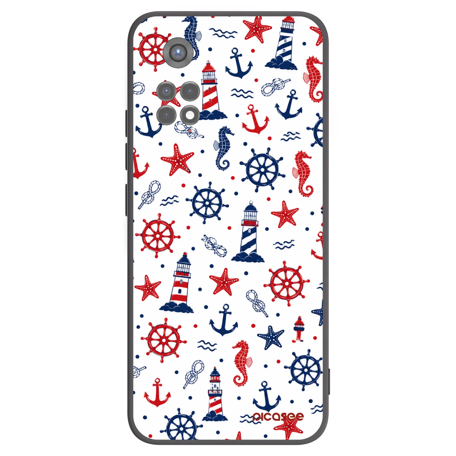 Picasee Xiaomi Redmi Note 11S 5G Hülle - Schwarzes Silikon - Sailor Vibes