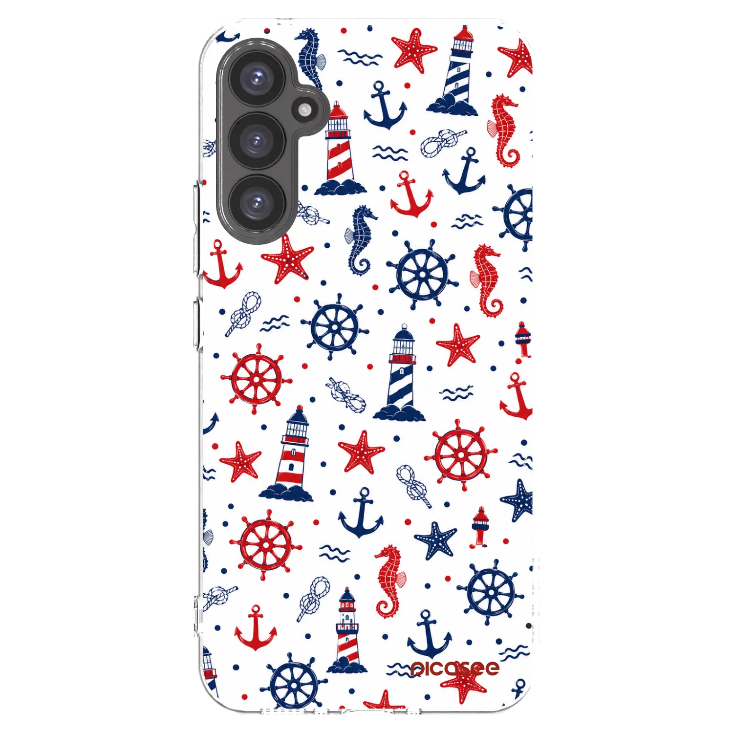 Picasee Samsung Galaxy A34 5G A346B Hülle - Transparentes Silikon - Sailor Vibes
