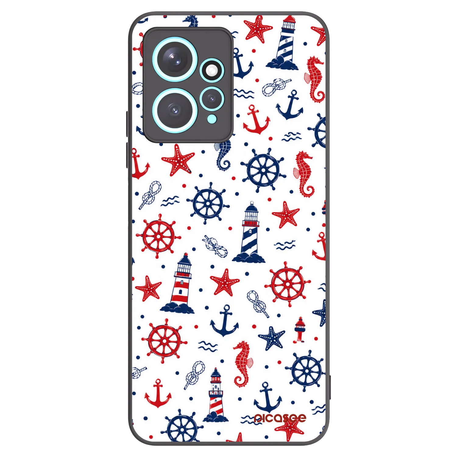 Picasee Xiaomi Redmi Note 12 4G Hülle - Schwarzes Silikon - Sailor Vibes