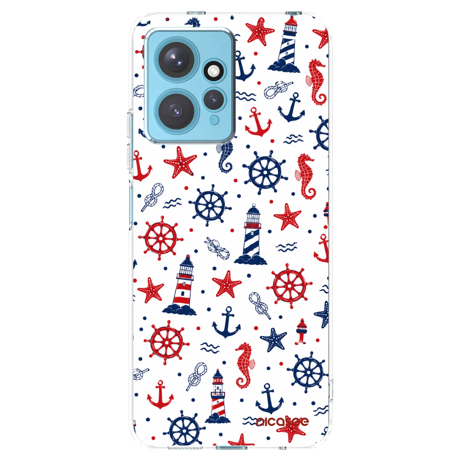 Picasee Xiaomi Redmi Note 12 4G Hülle - Transparentes Silikon - Sailor Vibes