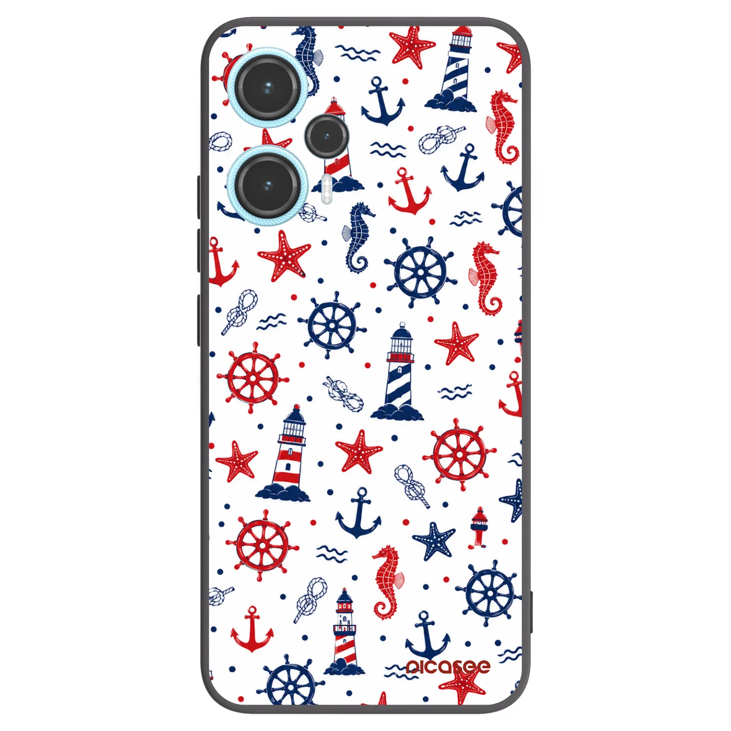 Picasee Xiaomi Poco F5 Hülle - Schwarzes Silikon - Sailor Vibes