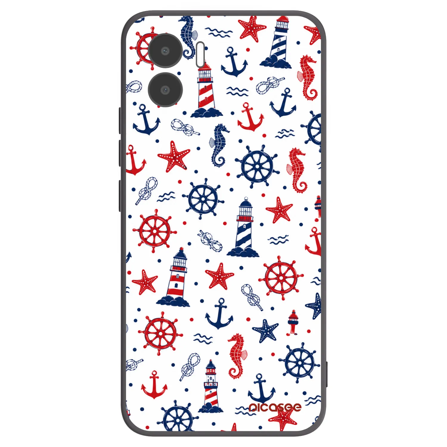 Picasee Xiaomi Redmi A2 Hülle - Schwarzes Silikon - Sailor Vibes