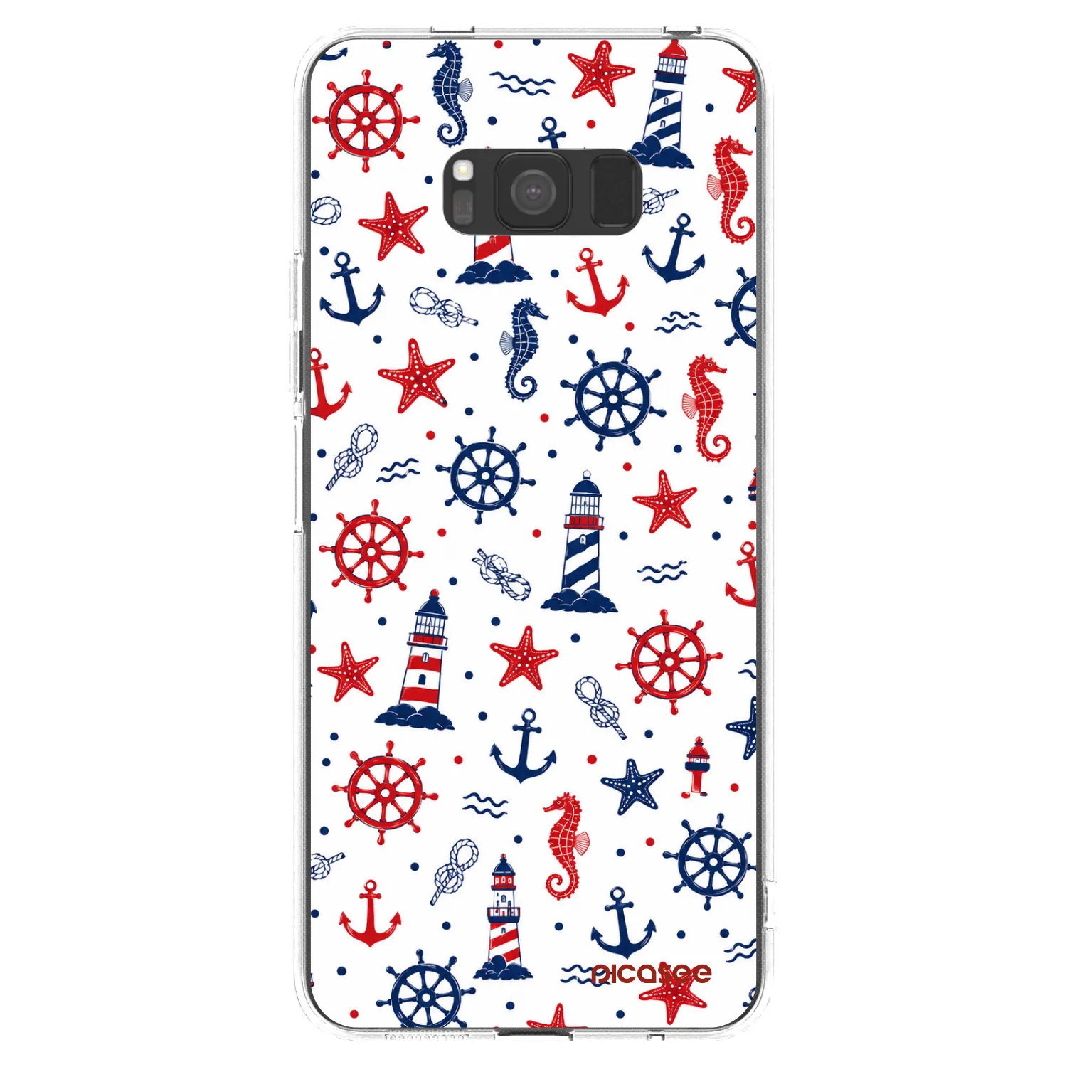 Picasee Samsung Galaxy S8 G950F Hülle - Transparentes Silikon - Sailor Vibes