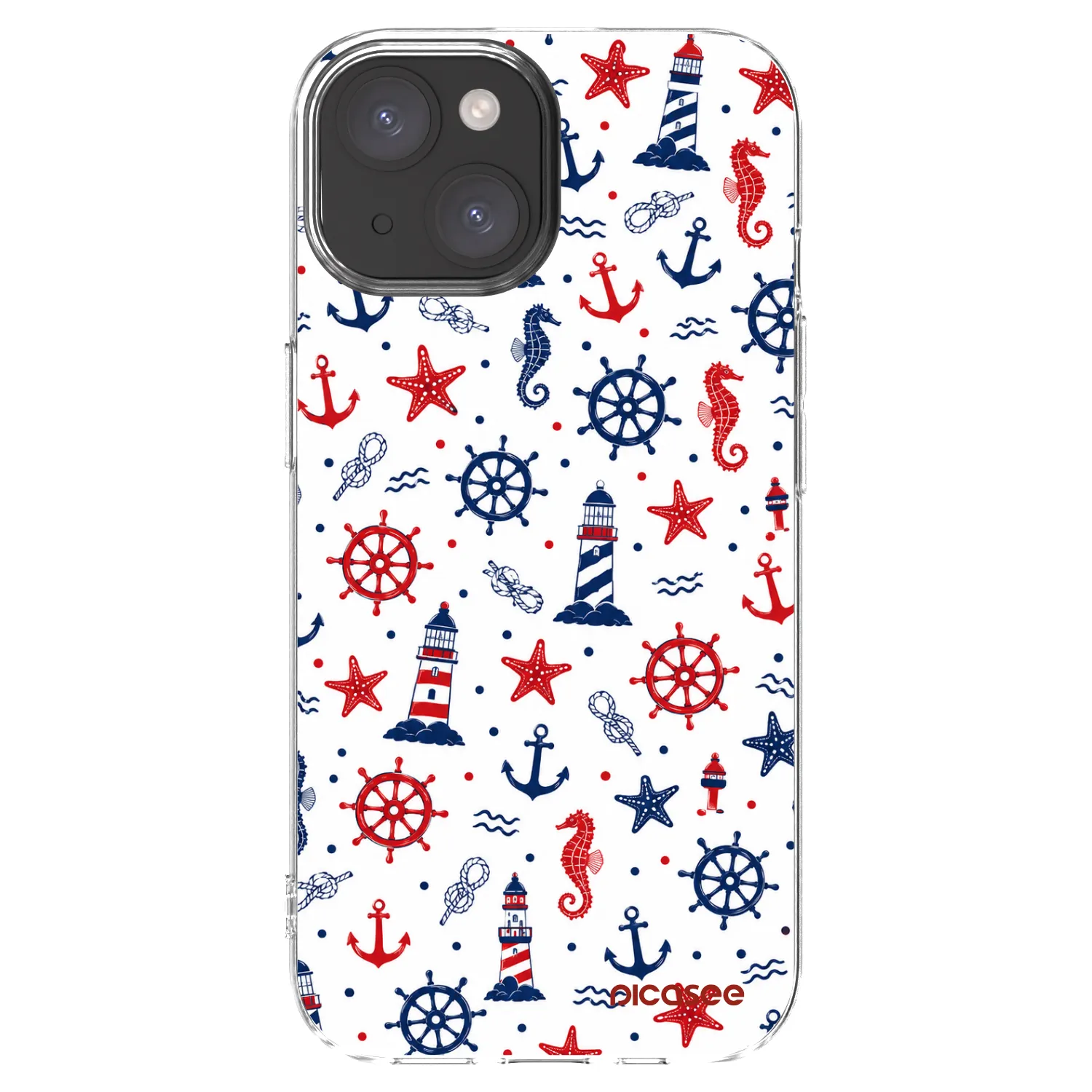 Picasee Apple iPhone 15 Hülle - Transparentes Silikon - Sailor Vibes
