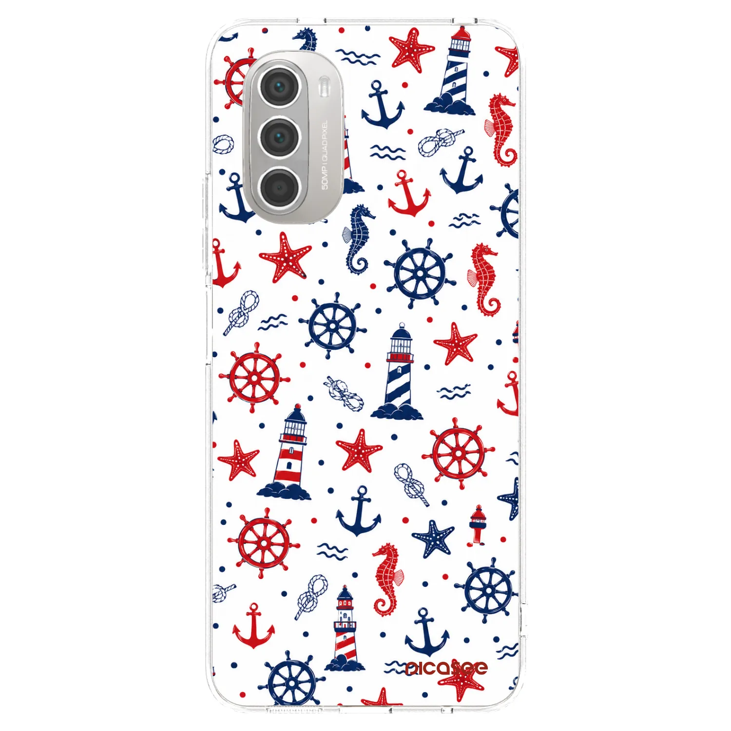 Picasee Motorola Moto G51 Hülle - Transparentes Silikon - Sailor Vibes