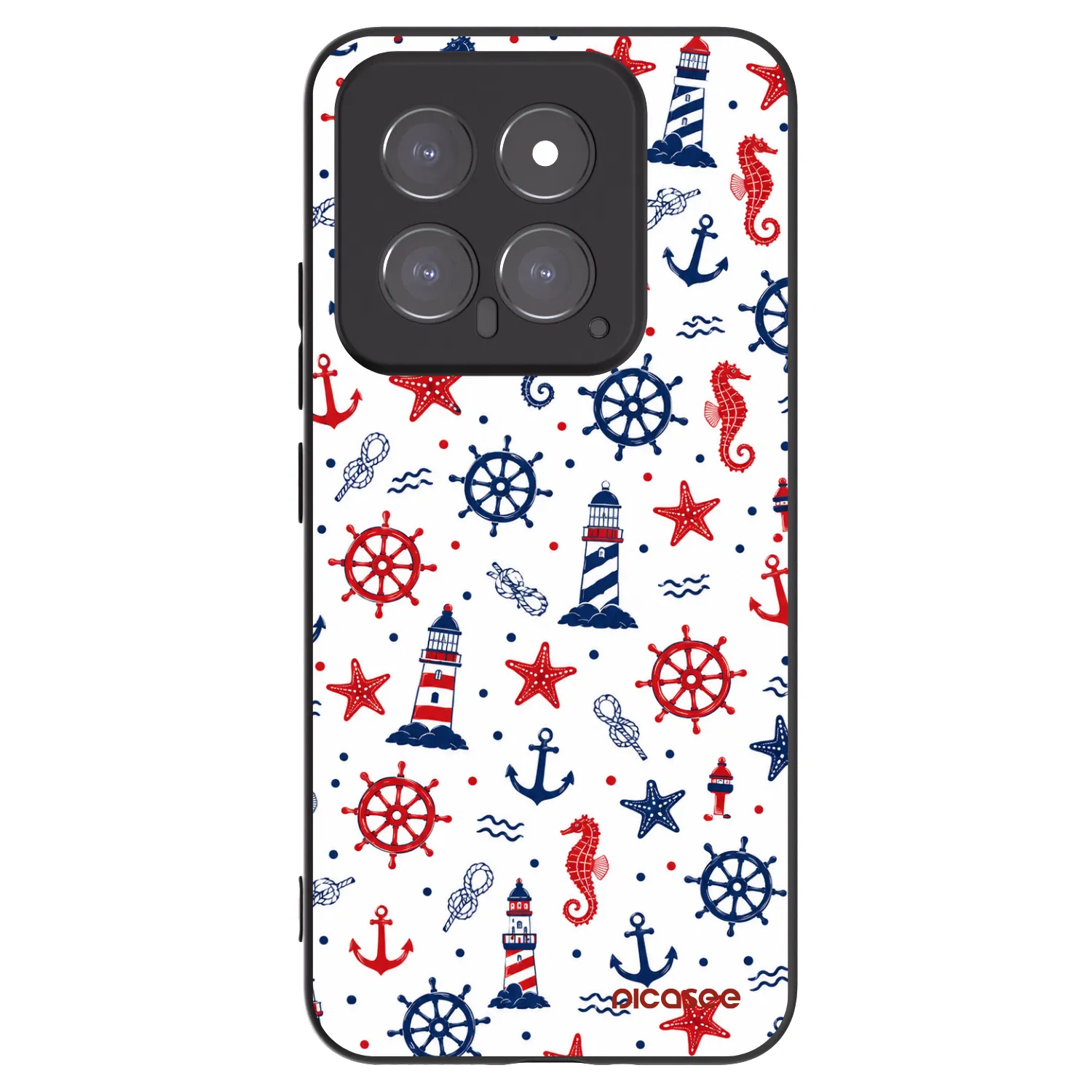 Picasee Xiaomi 14 Hülle - Schwarzes Silikon - Sailor Vibes