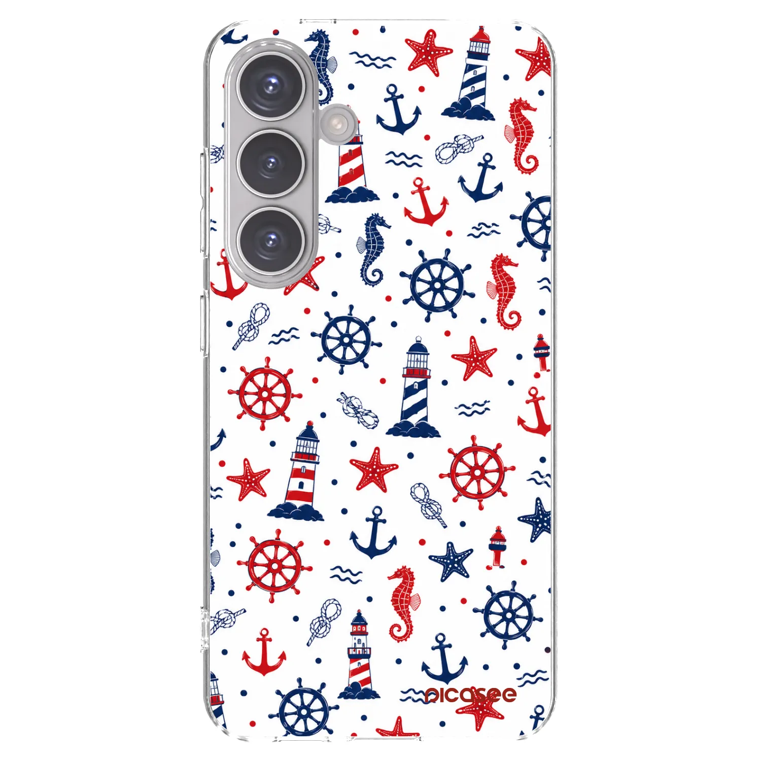 Picasee Samsung Galaxy S24 S921B 5G Hülle - Transparentes Silikon - Sailor Vibes