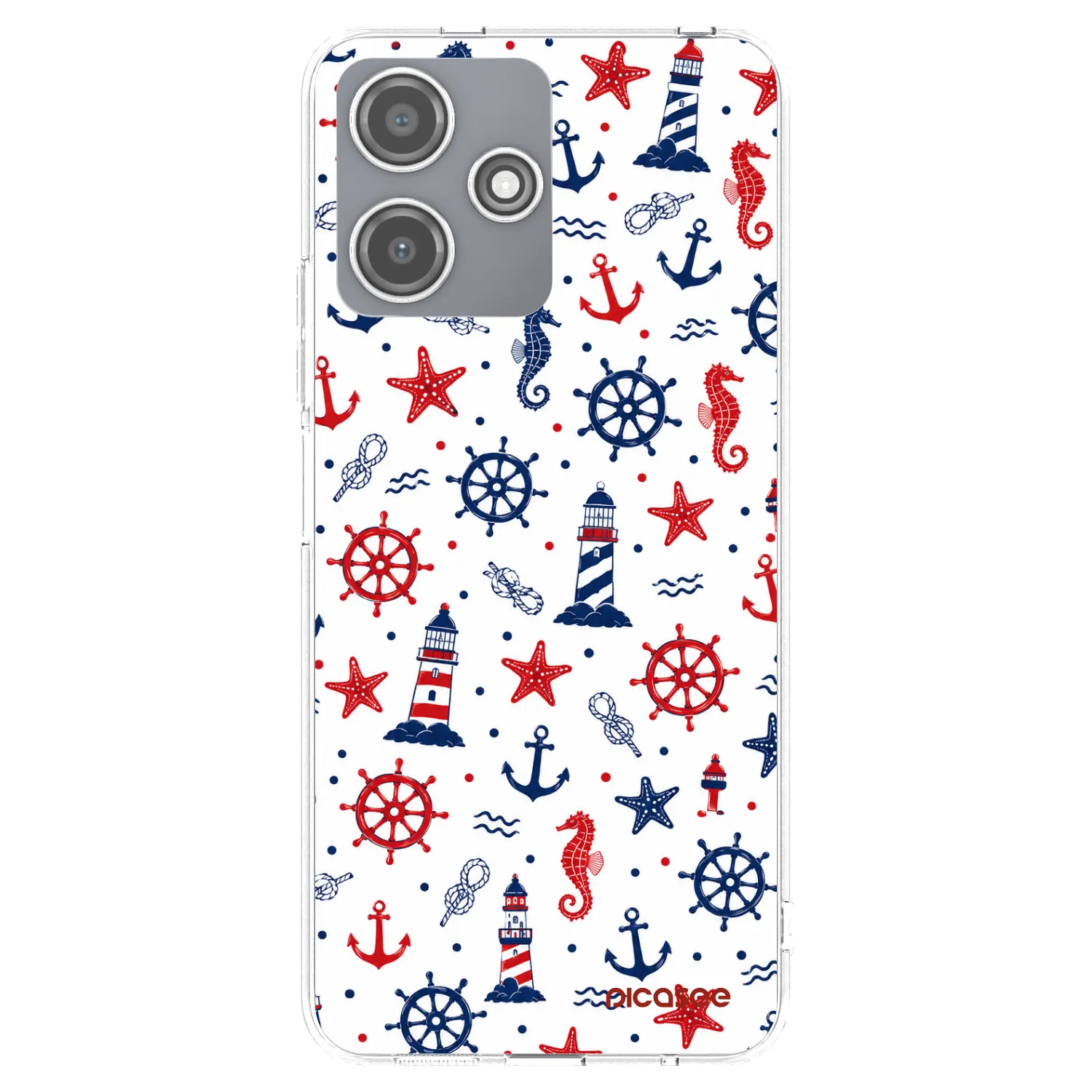 Picasee Xiaomi Redmi 12 5G Hülle - Transparentes Silikon - Sailor Vibes