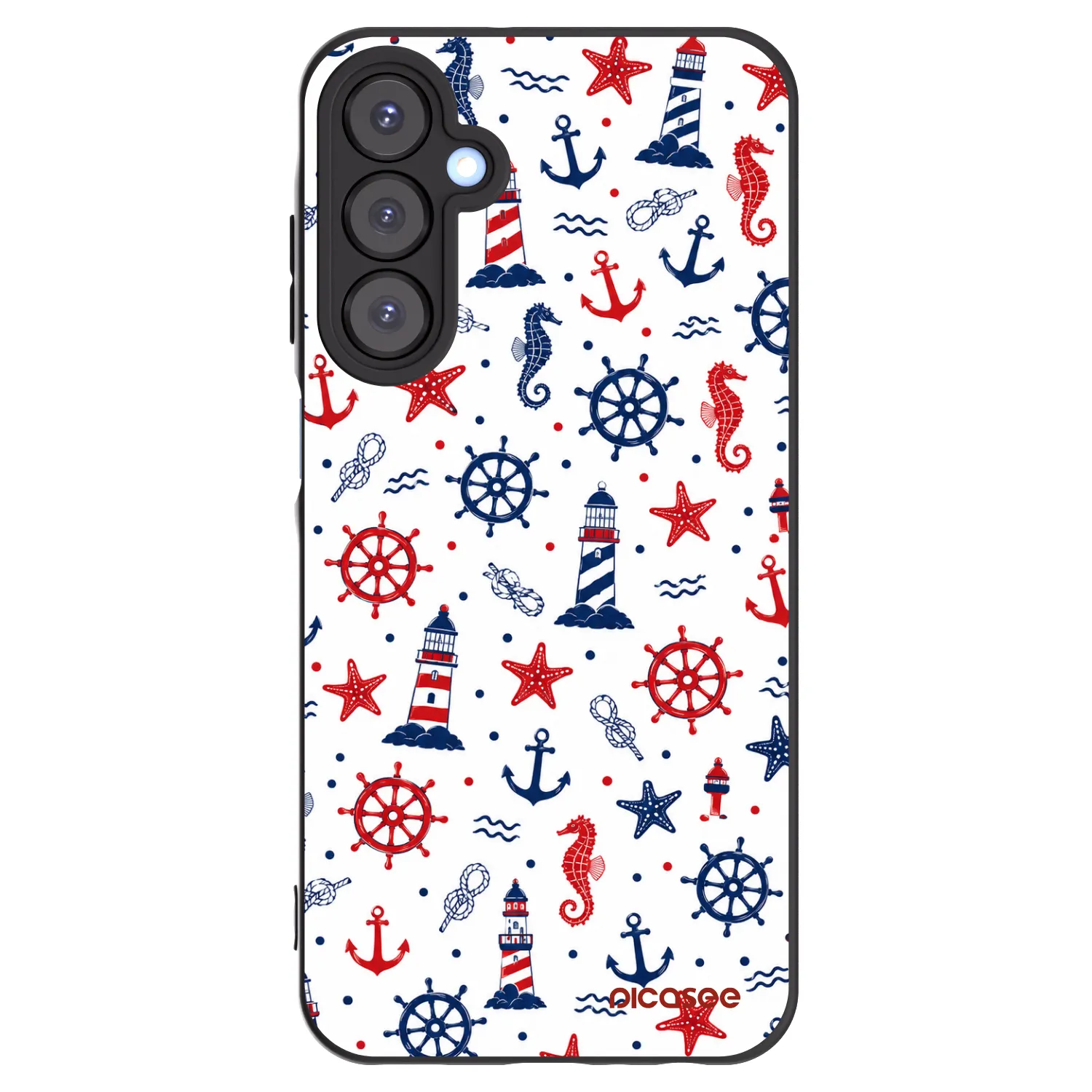 Picasee Samsung Galaxy A25 A256B 5G Hülle - Schwarzes Silikon - Sailor Vibes
