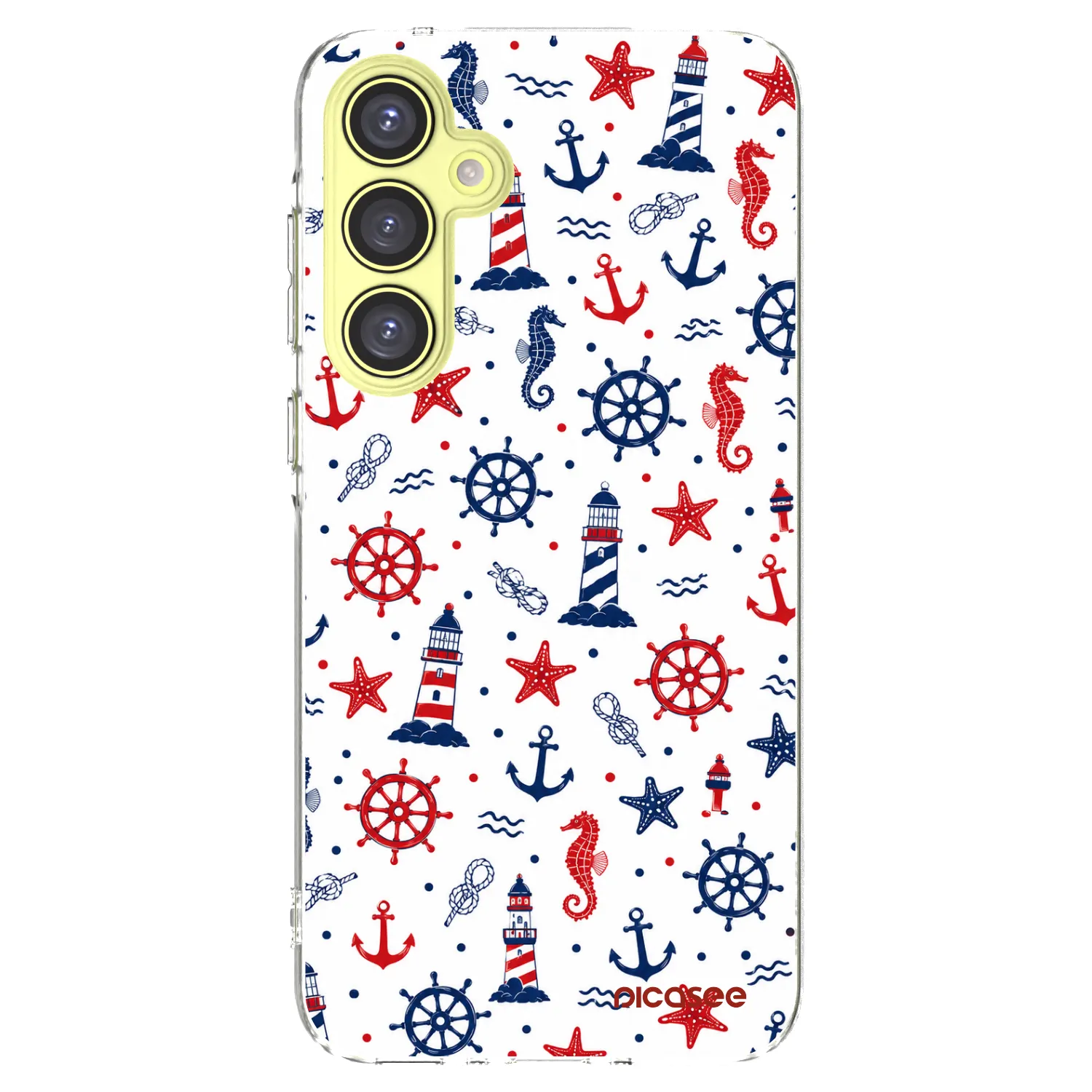 Picasee Samsung Galaxy A35 5G A356B Hülle - Transparentes Silikon - Sailor Vibes