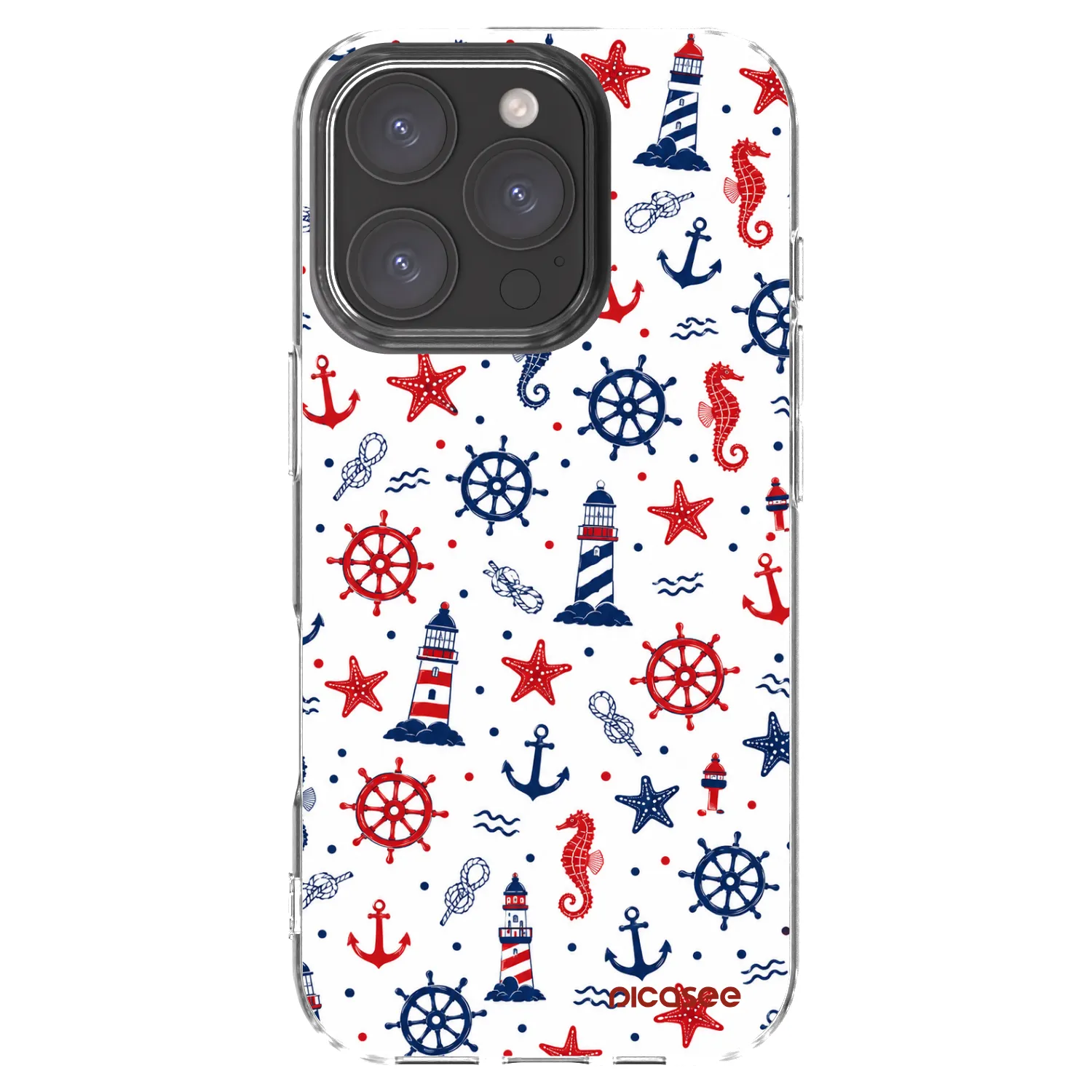 Picasee Apple iPhone 16 Pro Hülle - Transparentes Silikon - Sailor Vibes