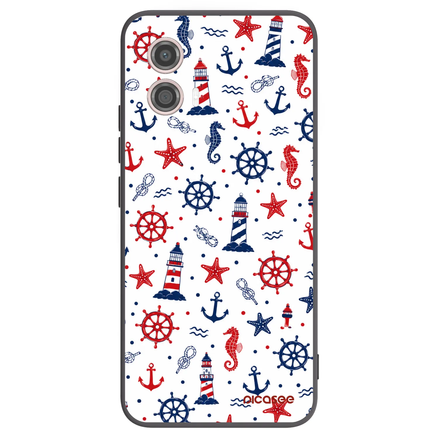 Picasee Motorola Moto G53 5G Hülle - Schwarzes Silikon - Sailor Vibes