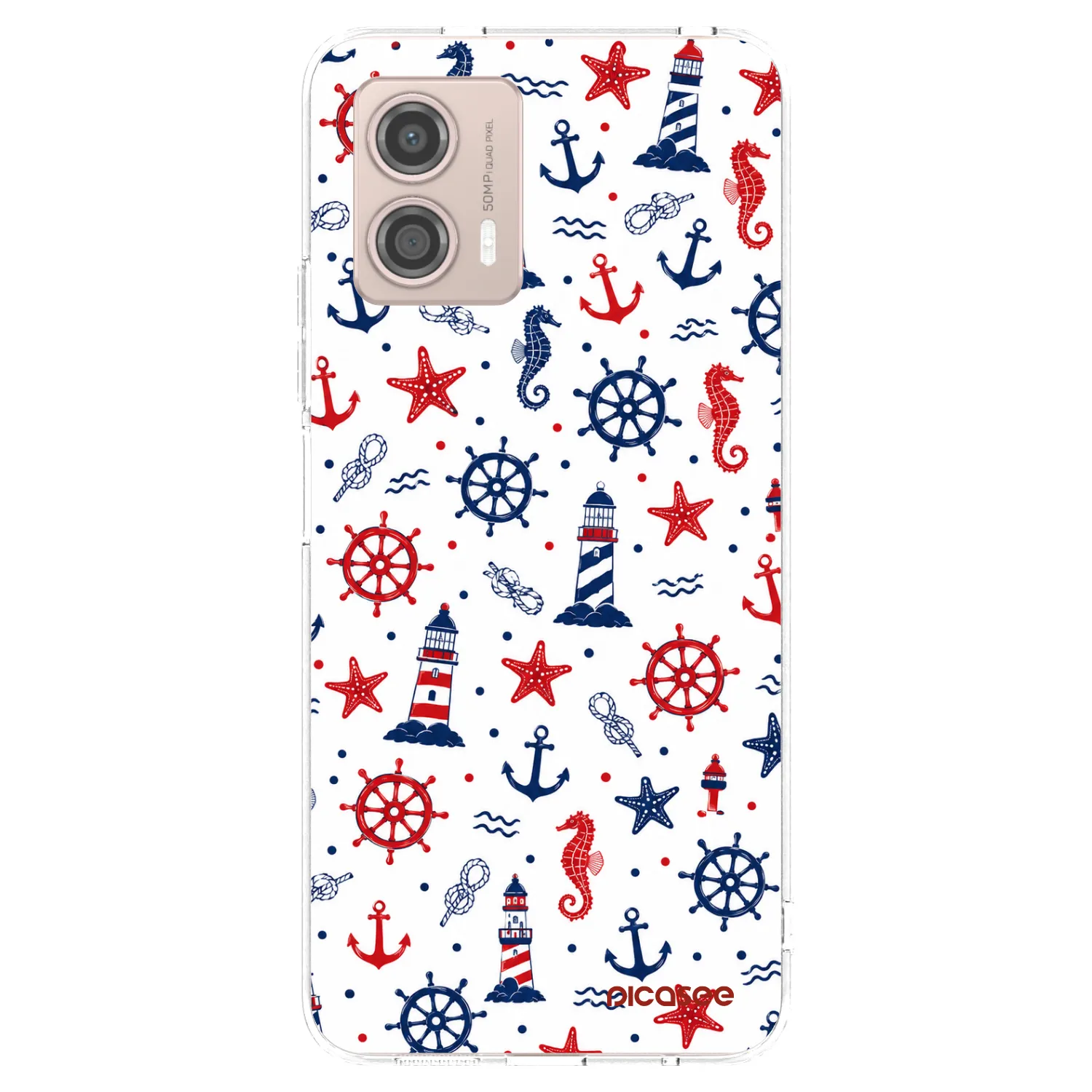 Picasee Motorola Moto G53 5G Hülle - Transparentes Silikon - Sailor Vibes