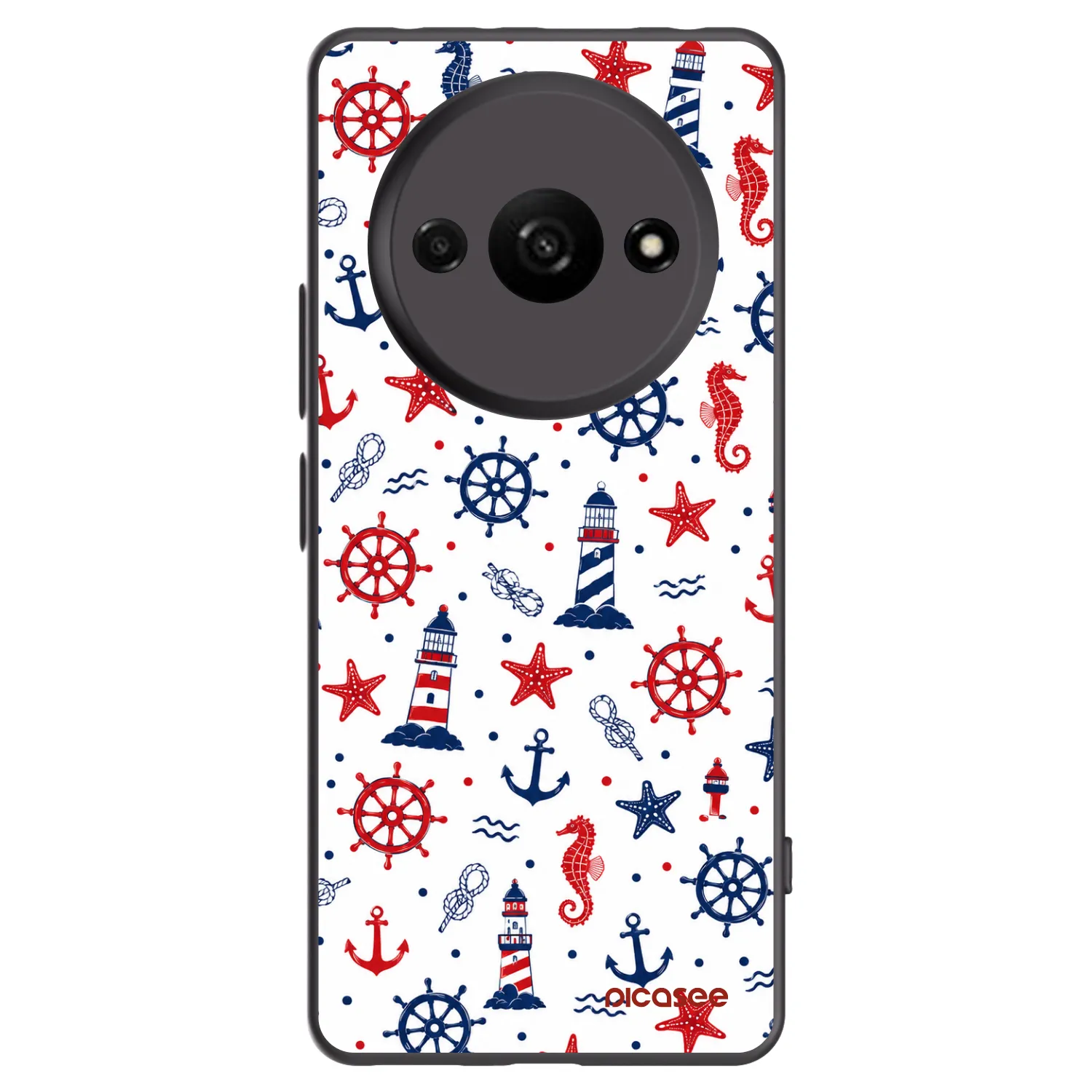 Picasee Xiaomi Redmi A3 Hülle - Schwarzes Silikon - Sailor Vibes