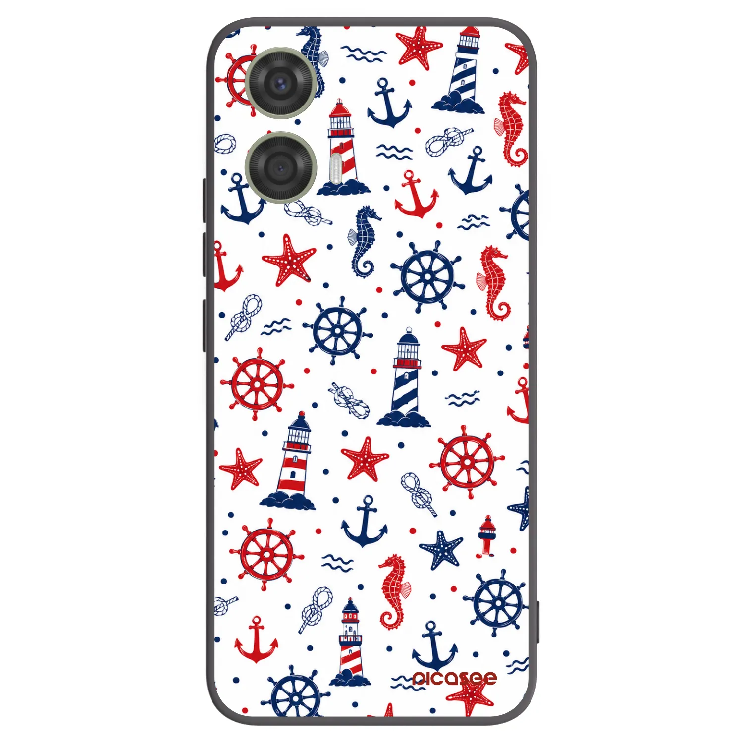 Picasee Motorola Moto G24 Hülle - Schwarzes Silikon - Sailor Vibes