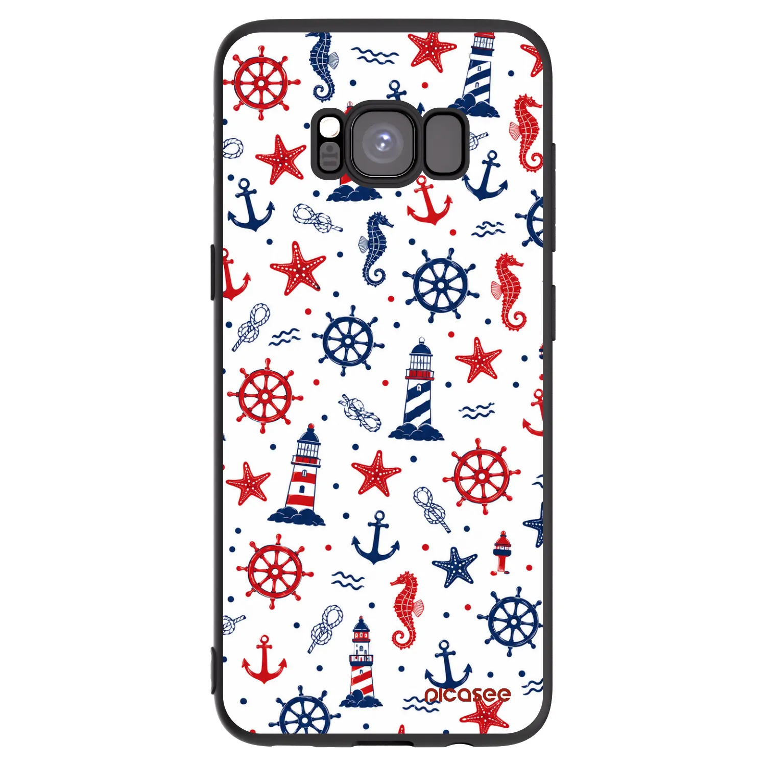 Picasee Samsung Galaxy S8 G950F Hülle - Schwarzes Silikon - Sailor Vibes