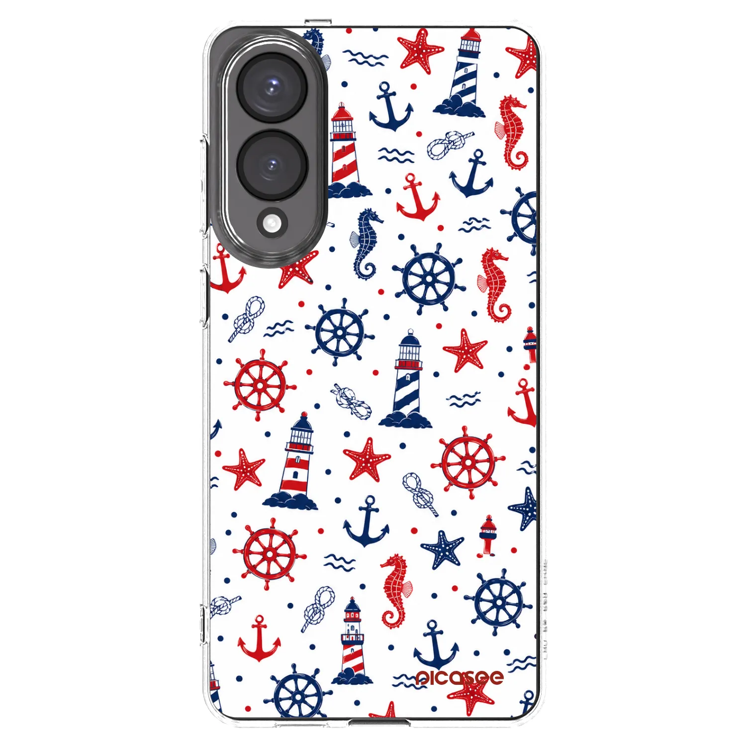 Picasee Samsung Galaxy S25 Edge 5G Hülle - Transparentes Silikon - Sailor Vibes