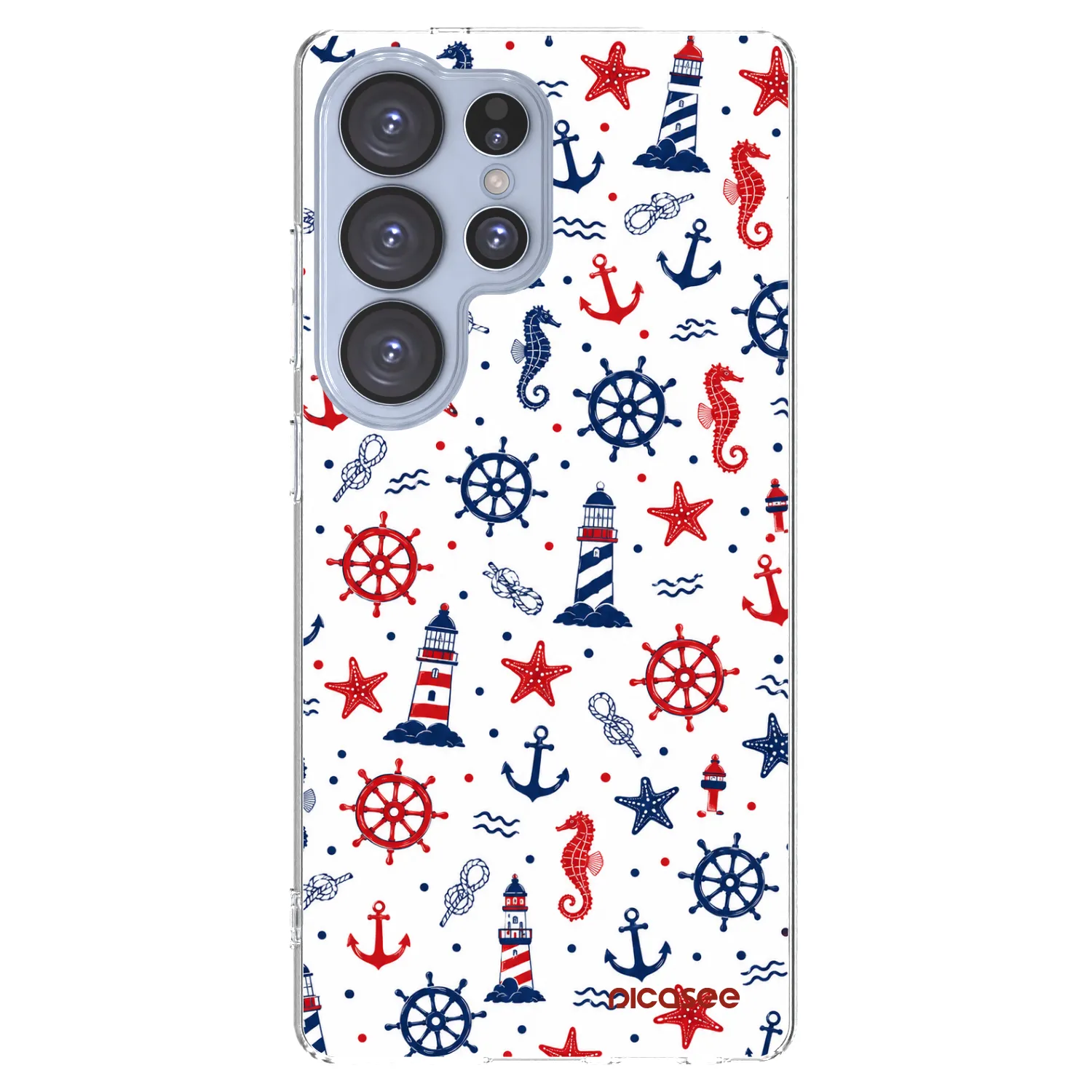Picasee Samsung Galaxy S25 Ultra 5G Hülle - Transparentes Silikon - Sailor Vibes