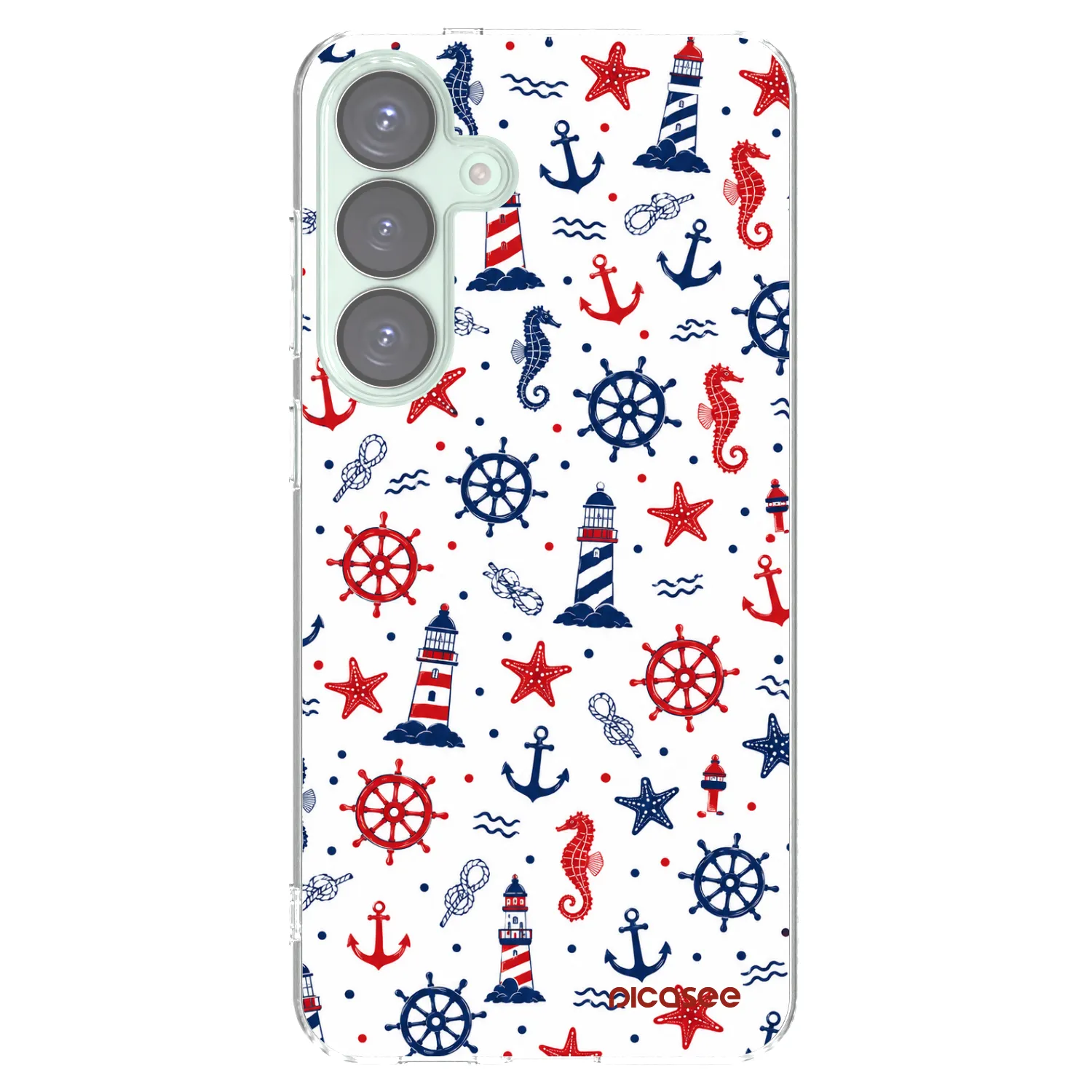 Picasee Samsung Galaxy S25+ 5G Hülle - Transparentes Silikon - Sailor Vibes