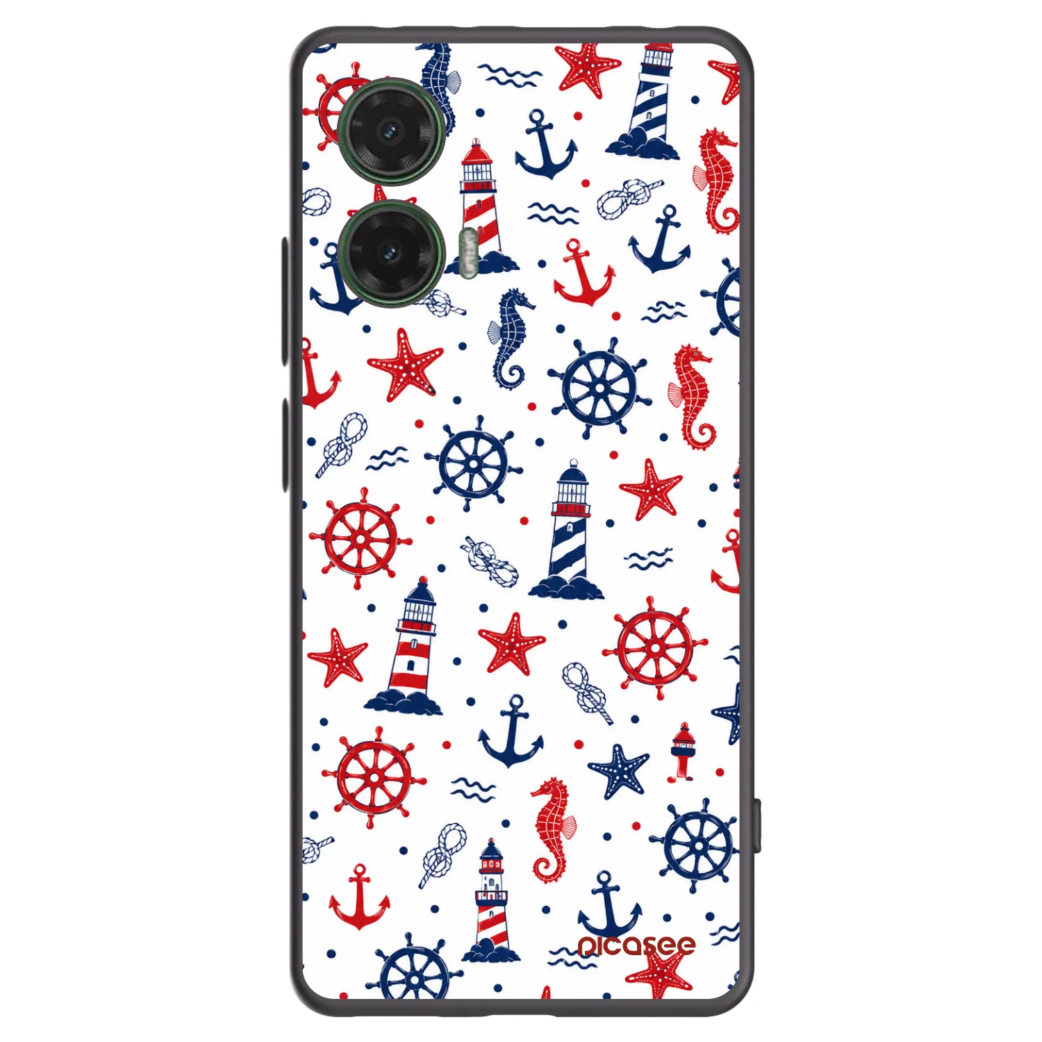 Picasee Motorola Moto G35 5G Hülle - Schwarzes Silikon - Sailor Vibes