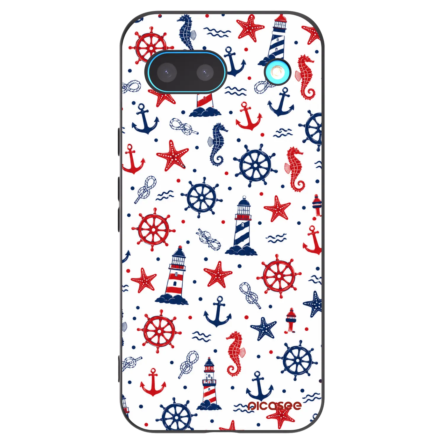 Picasee Google Pixel 8a Hülle - Schwarzes Silikon - Sailor Vibes
