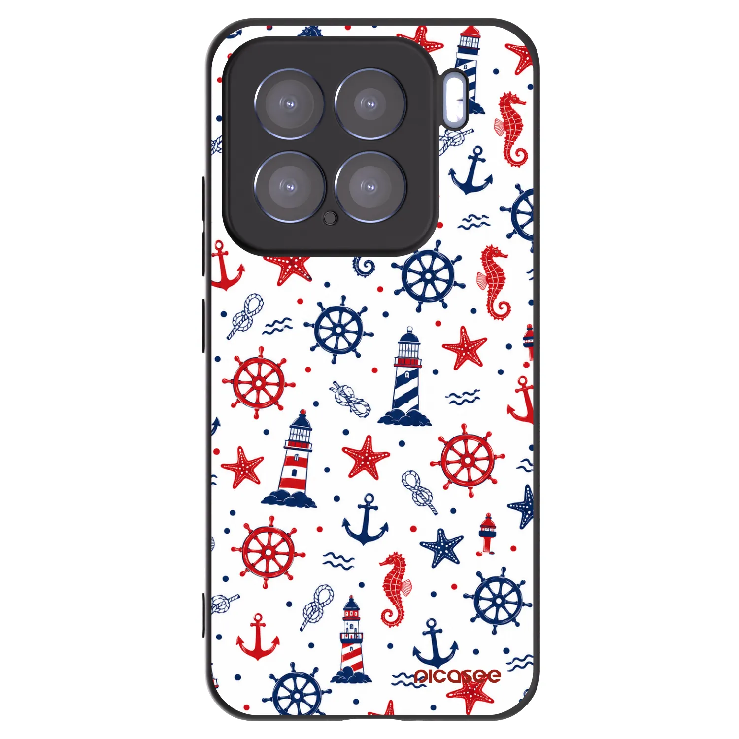 Picasee Xiaomi 15 Hülle - Schwarzes Silikon - Sailor Vibes
