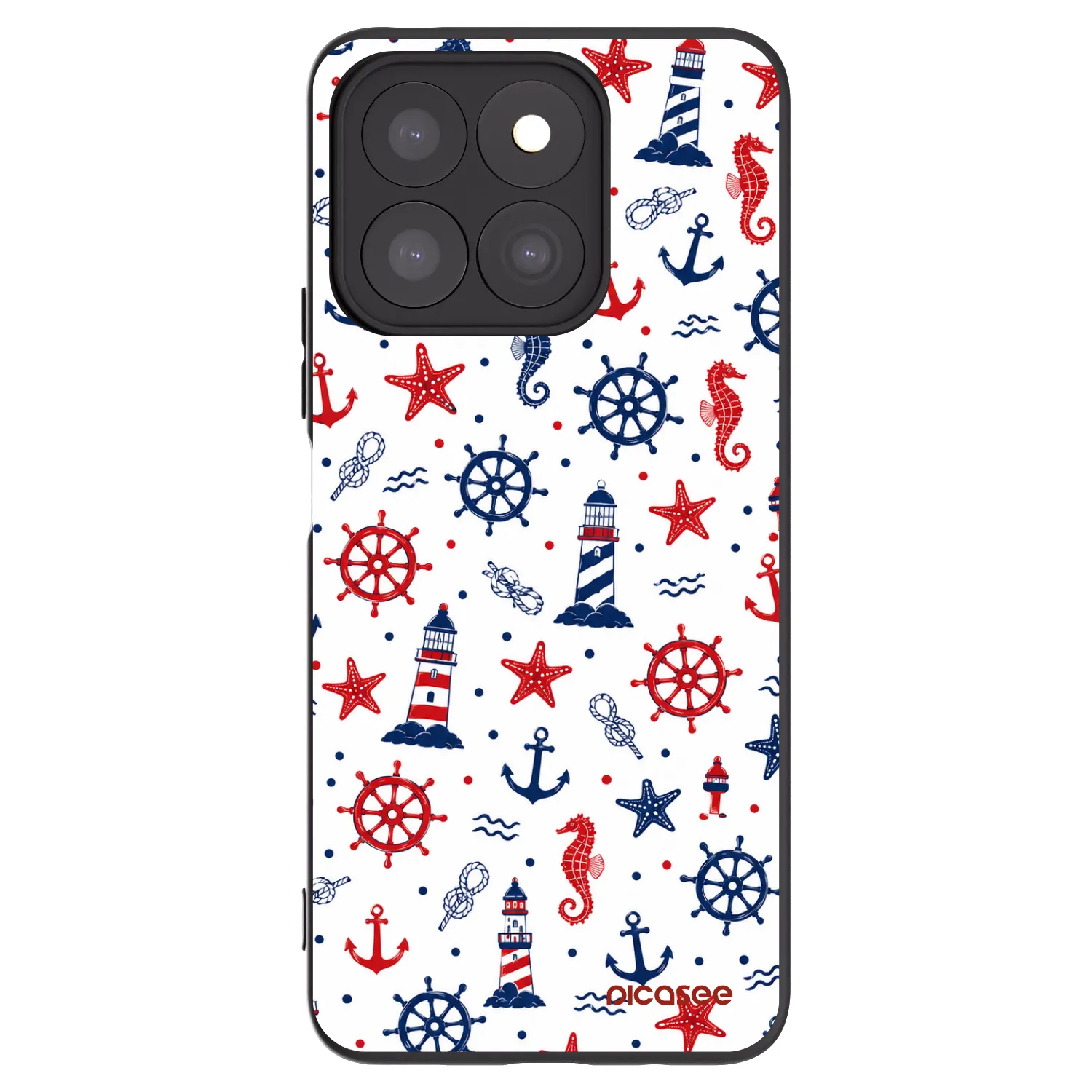 Picasee Honor X8c Hülle - Schwarzes Silikon - Sailor Vibes