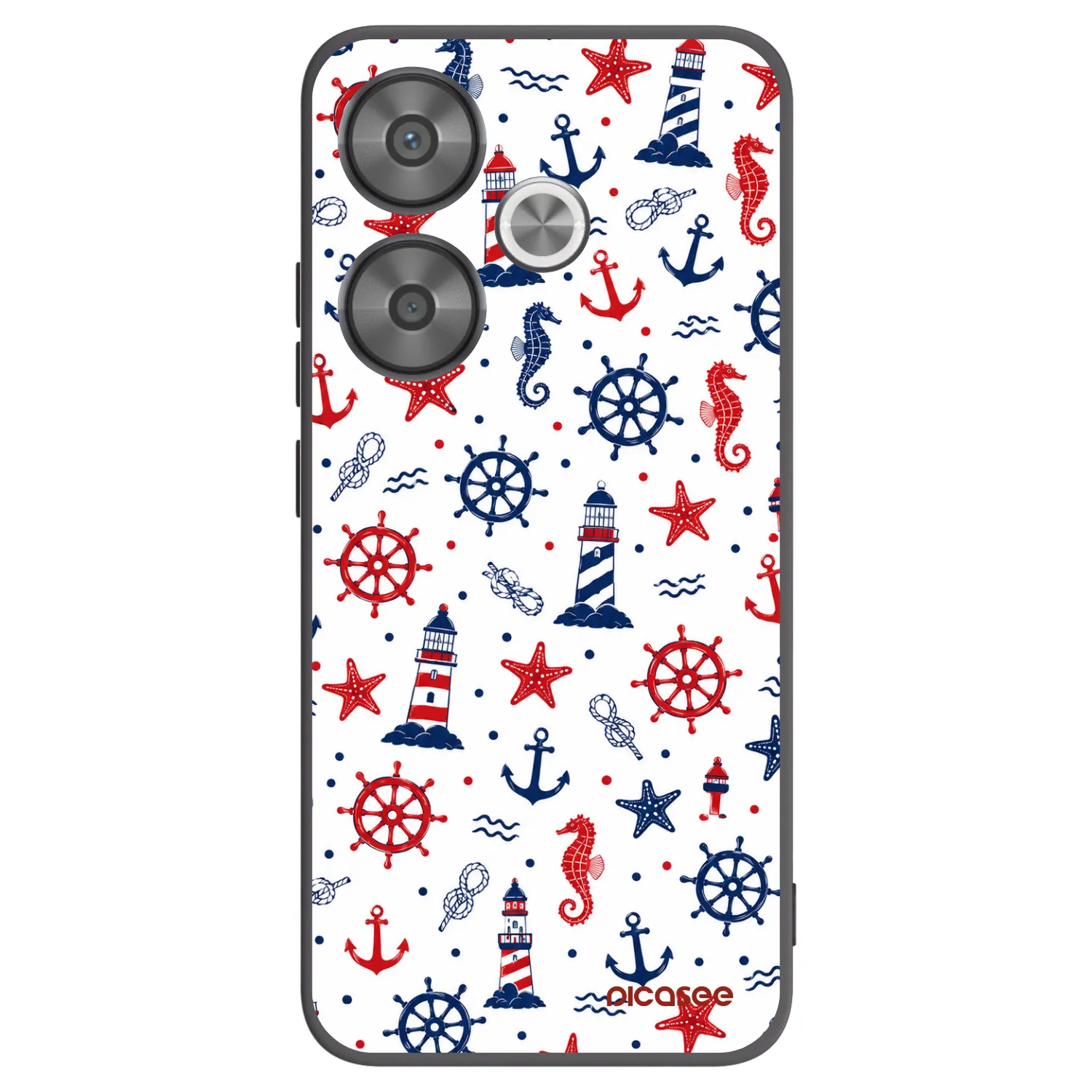 Picasee Xiaomi Poco F6 Hülle - Schwarzes Silikon - Sailor Vibes
