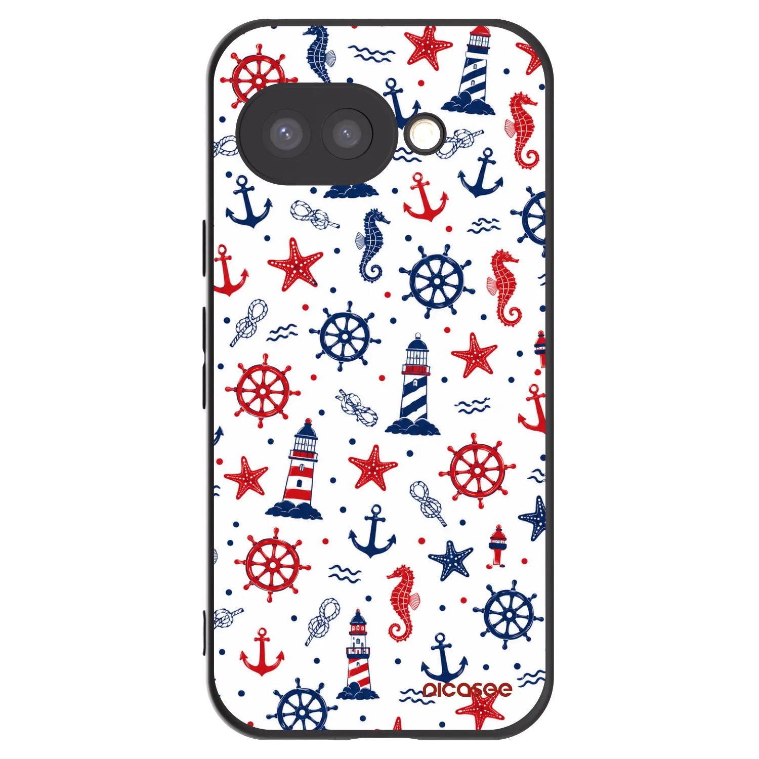 Picasee Google Pixel 9a Hülle - Schwarzes Silikon - Sailor Vibes
