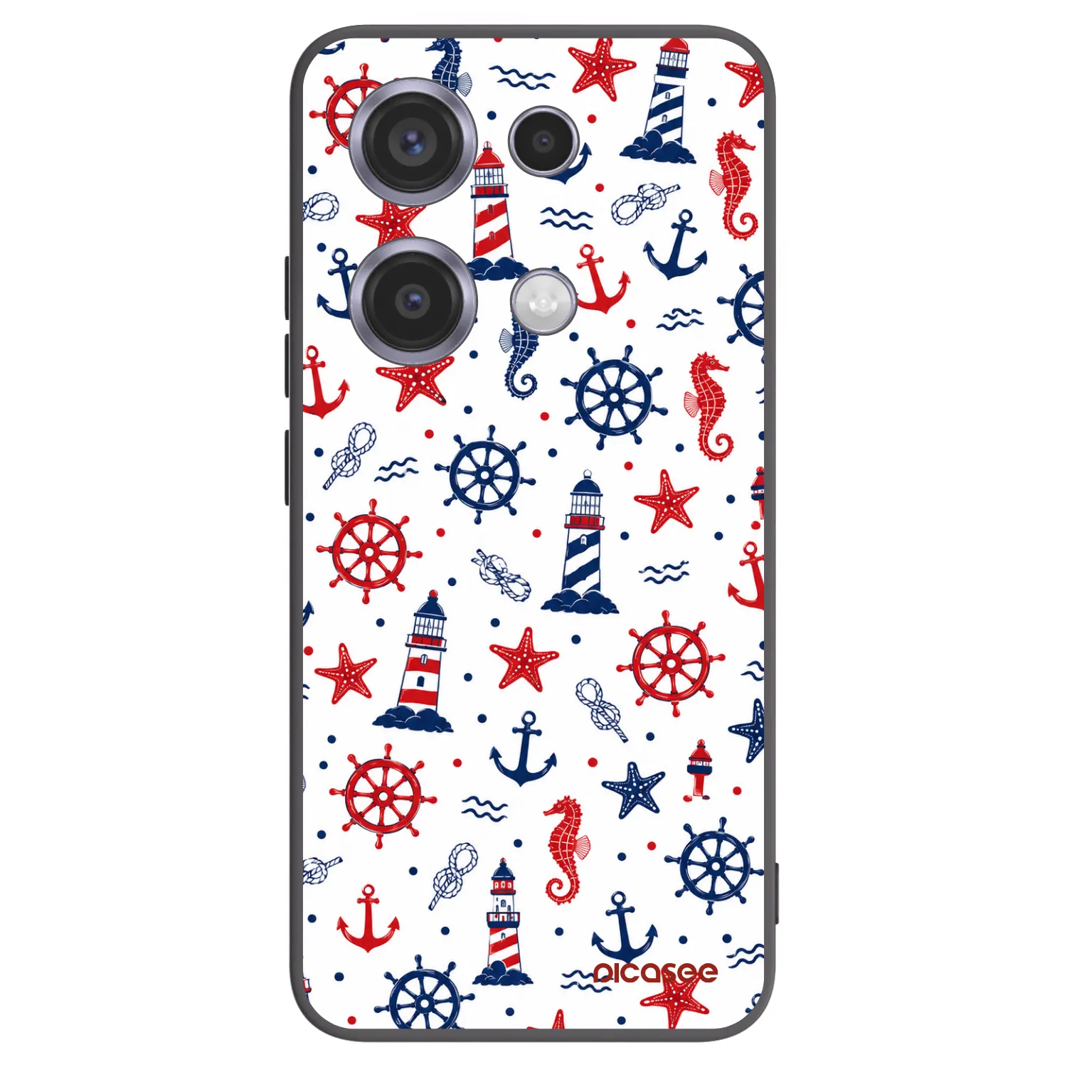 Picasee Xiaomi Redmi Note 14S Hülle - Schwarzes Silikon - Sailor Vibes