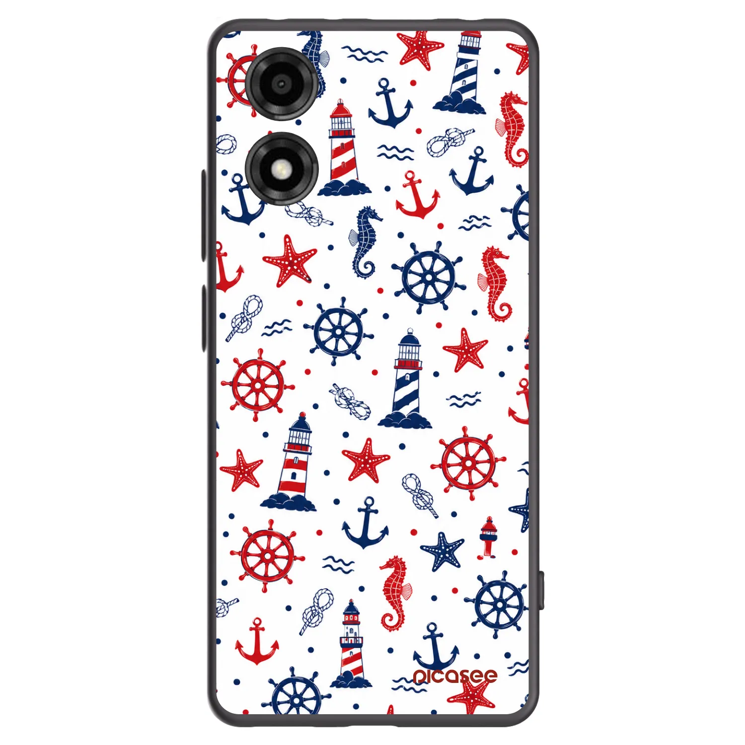 Picasee Motorola Moto E14 Hülle - Schwarzes Silikon - Sailor Vibes