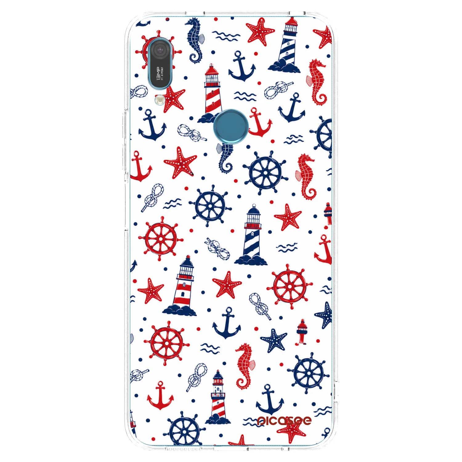 Picasee Huawei Y6 2019 Hülle - Transparentes Silikon - Sailor Vibes