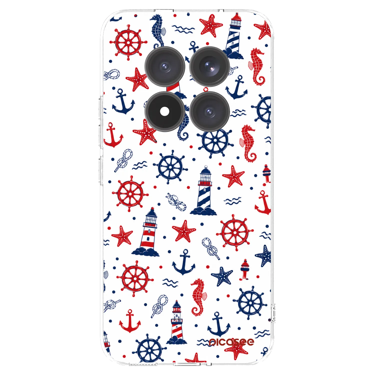 Picasee Xiaomi Redmi Note 15 Pro+ Hülle - Transparentes Silikon - Sailor Vibes