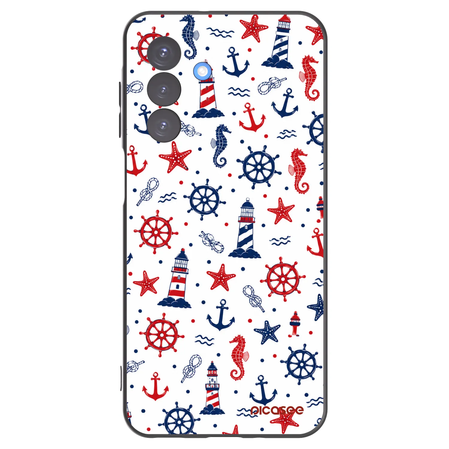 Picasee Samsung Galaxy A17 5G Hülle - Schwarzes Silikon - Sailor Vibes