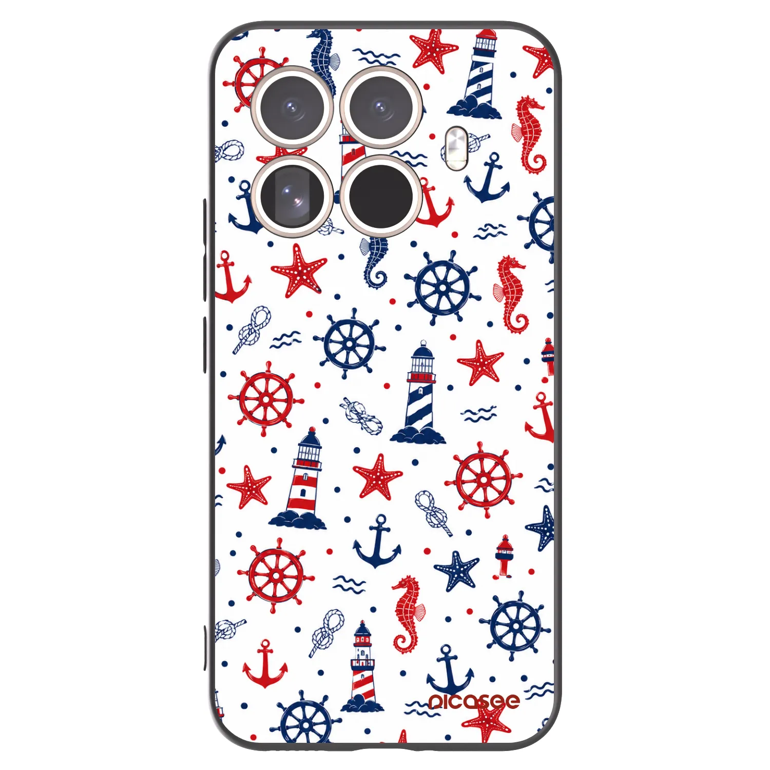 Picasee Xiaomi 15T Pro Hülle - Schwarzes Silikon - Sailor Vibes
