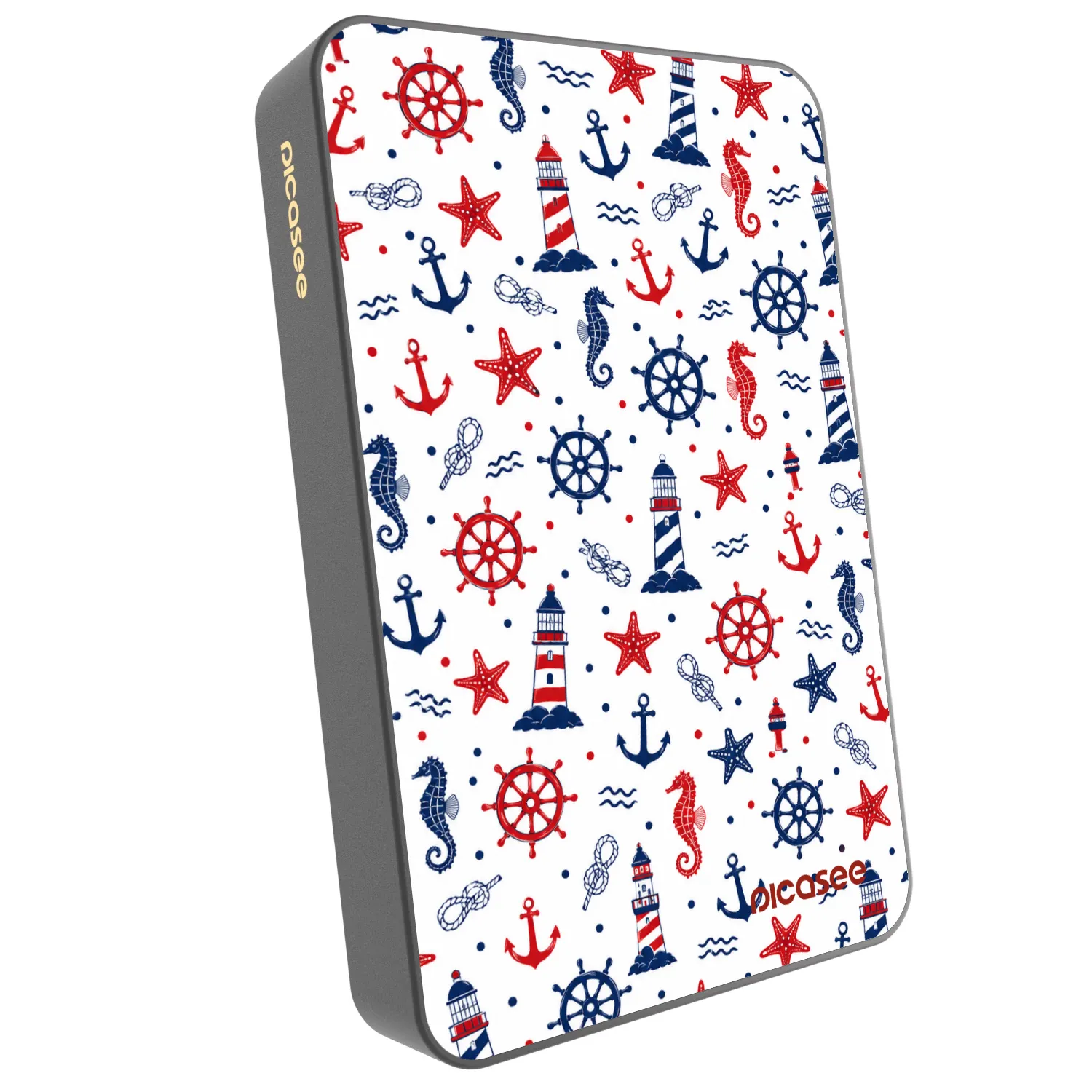 Picasee Powerbank mit MagSafe 10 000 mAh Grau - Sailor Vibes
