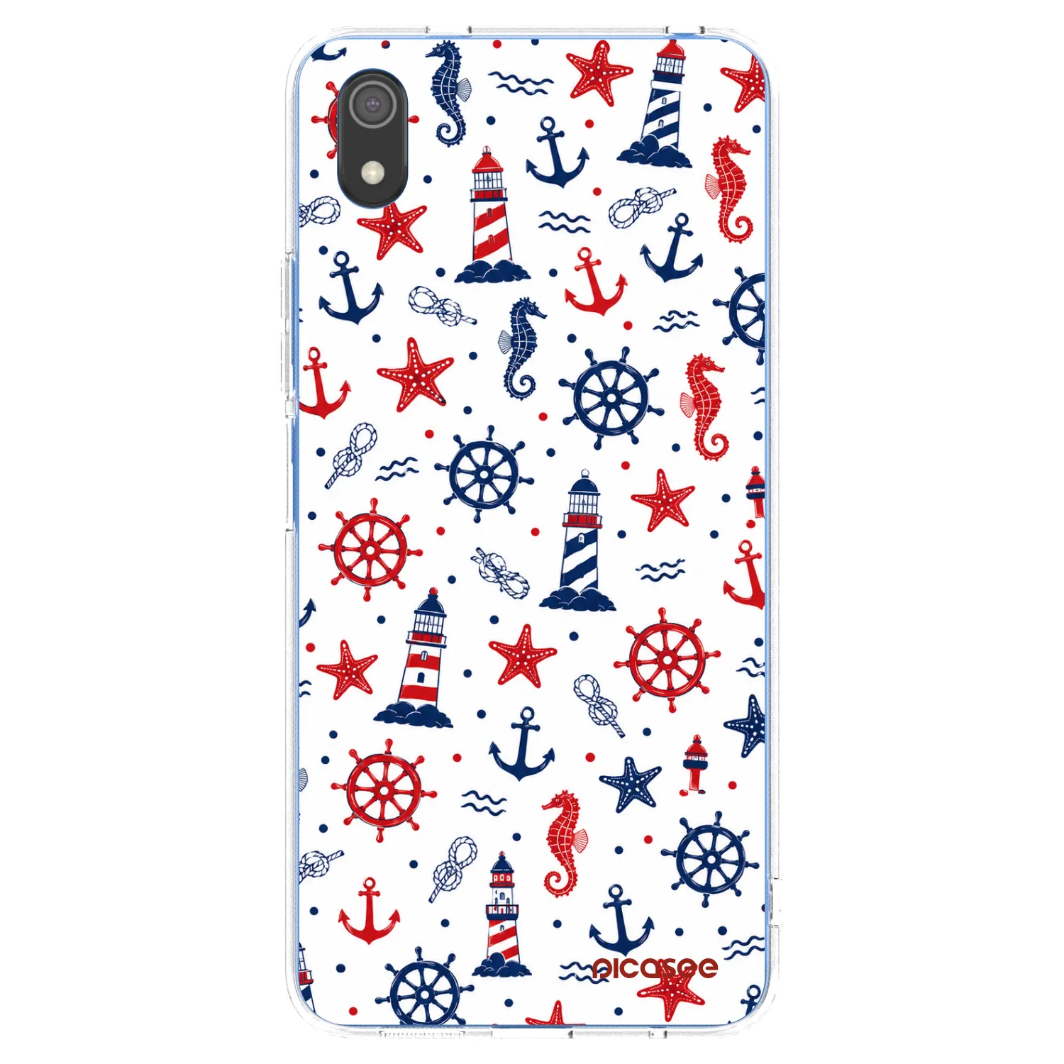 Picasee Xiaomi Redmi 7A Hülle - Transparentes Silikon - Sailor Vibes