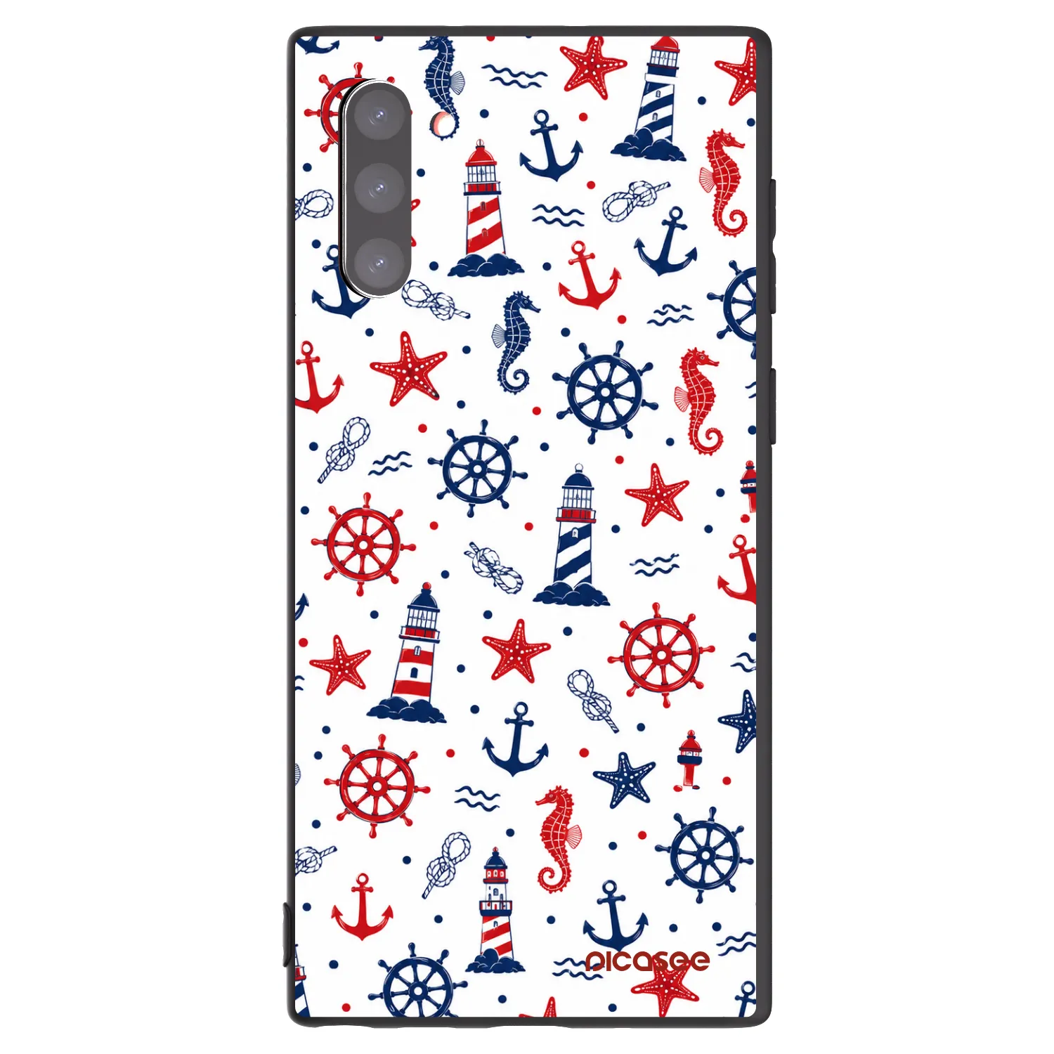 Picasee Samsung Galaxy Note 10 N970F Hülle - Schwarzes Silikon - Sailor Vibes